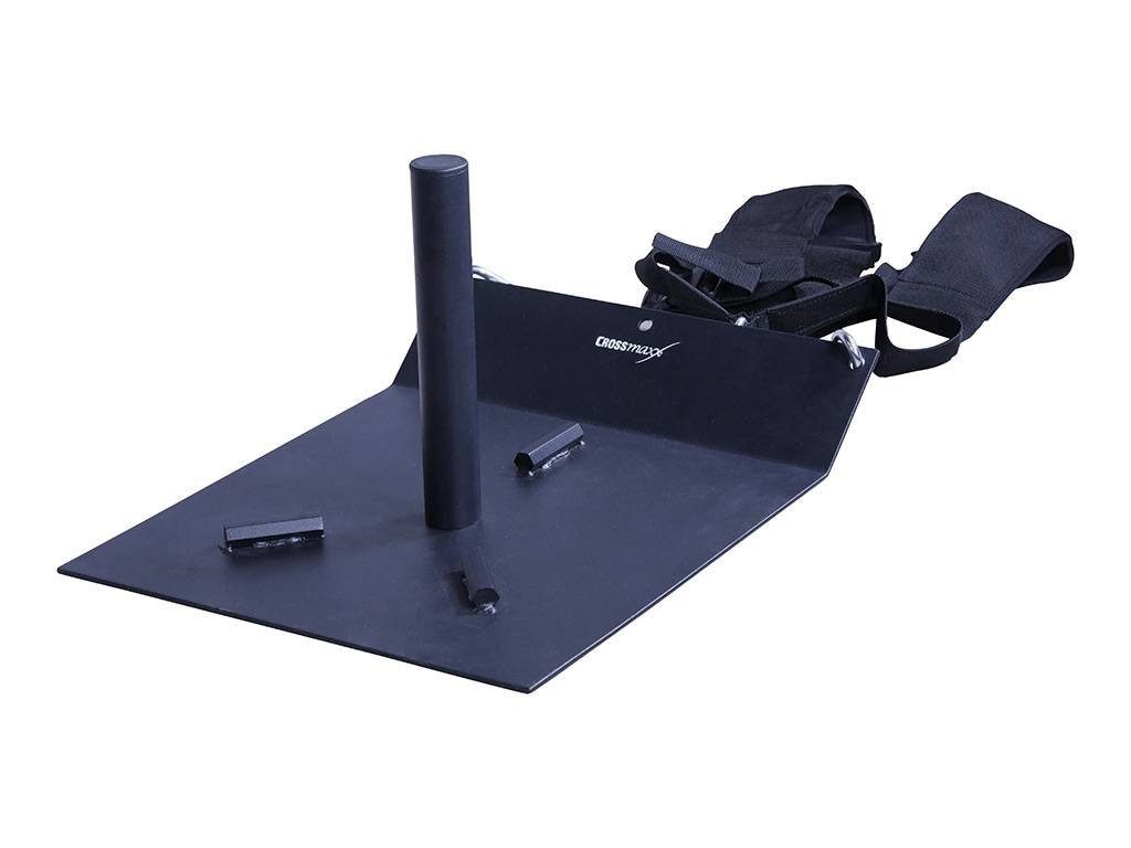 Lifemaxx Kraftstation Lifemaxx Crossmaxx Powersled Compact Schwarz mit Harnisch