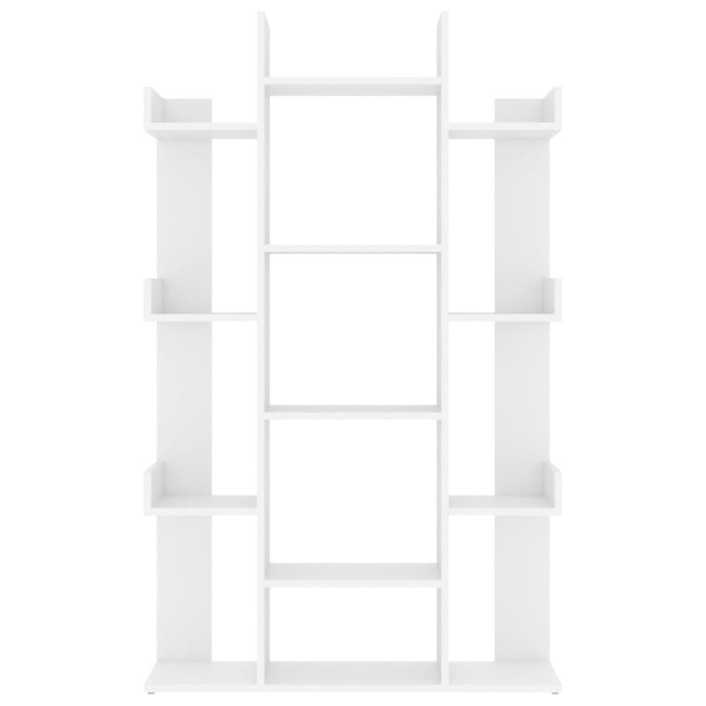 Weiß cm Bücherregal 86x25,5x140 Holzwerkstoff furnicato