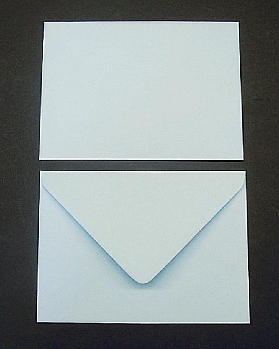 Blanke Briefhüllen Briefumschlag Конверты C6 100g/qm gummiert VE=100 Stück pastellblau.