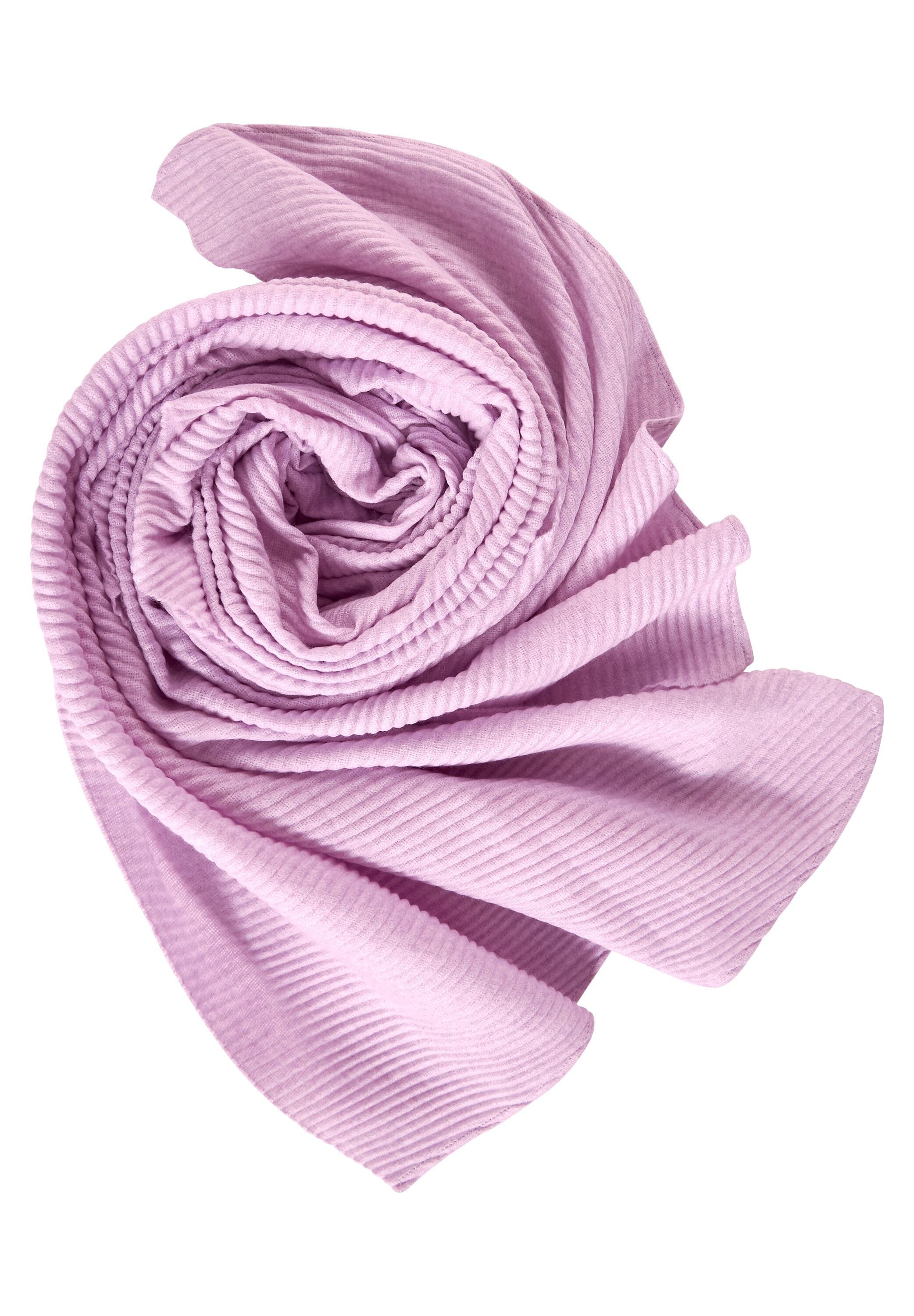 Materialmix rose Schal, ONE softem soft STREET aus melange