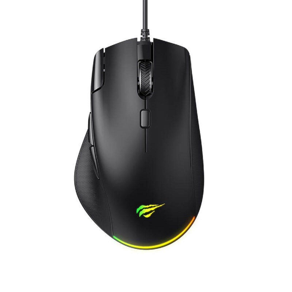 Havit MS957 kabelgebundene Gaming-Maus RGB Schwarz Gaming-Maus