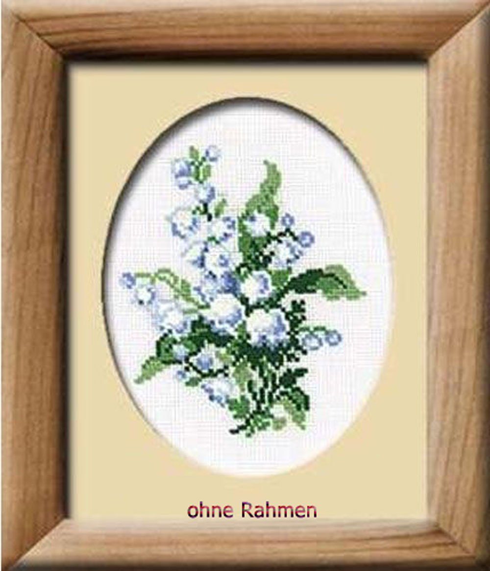 Riolis Kreativset Riolis Stickbild-Set, Motiv Lily of the Valley (Lilien), Zählmuster, (embroidery kit by Marussia)