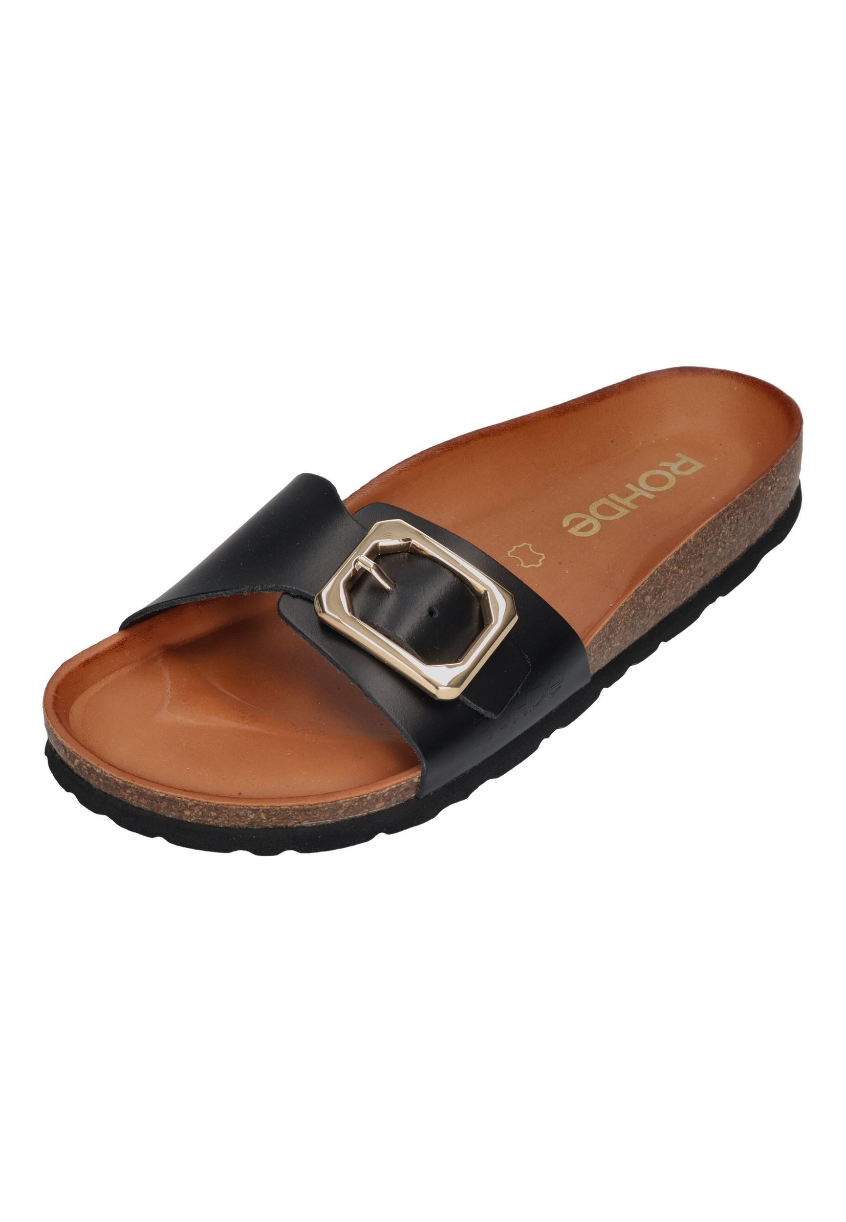 Rohde ALBA 5657 Pantolette Schwarz
