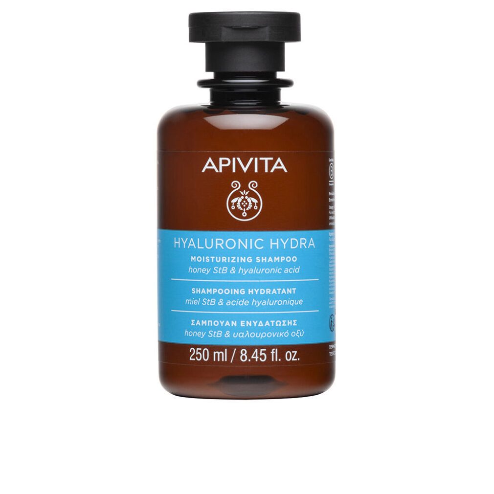 Apivita Haarshampoo FEUCHTIGKEITSSPENDENDES SHAMPOO mit Hyaluronsäure, Aloe und Honig