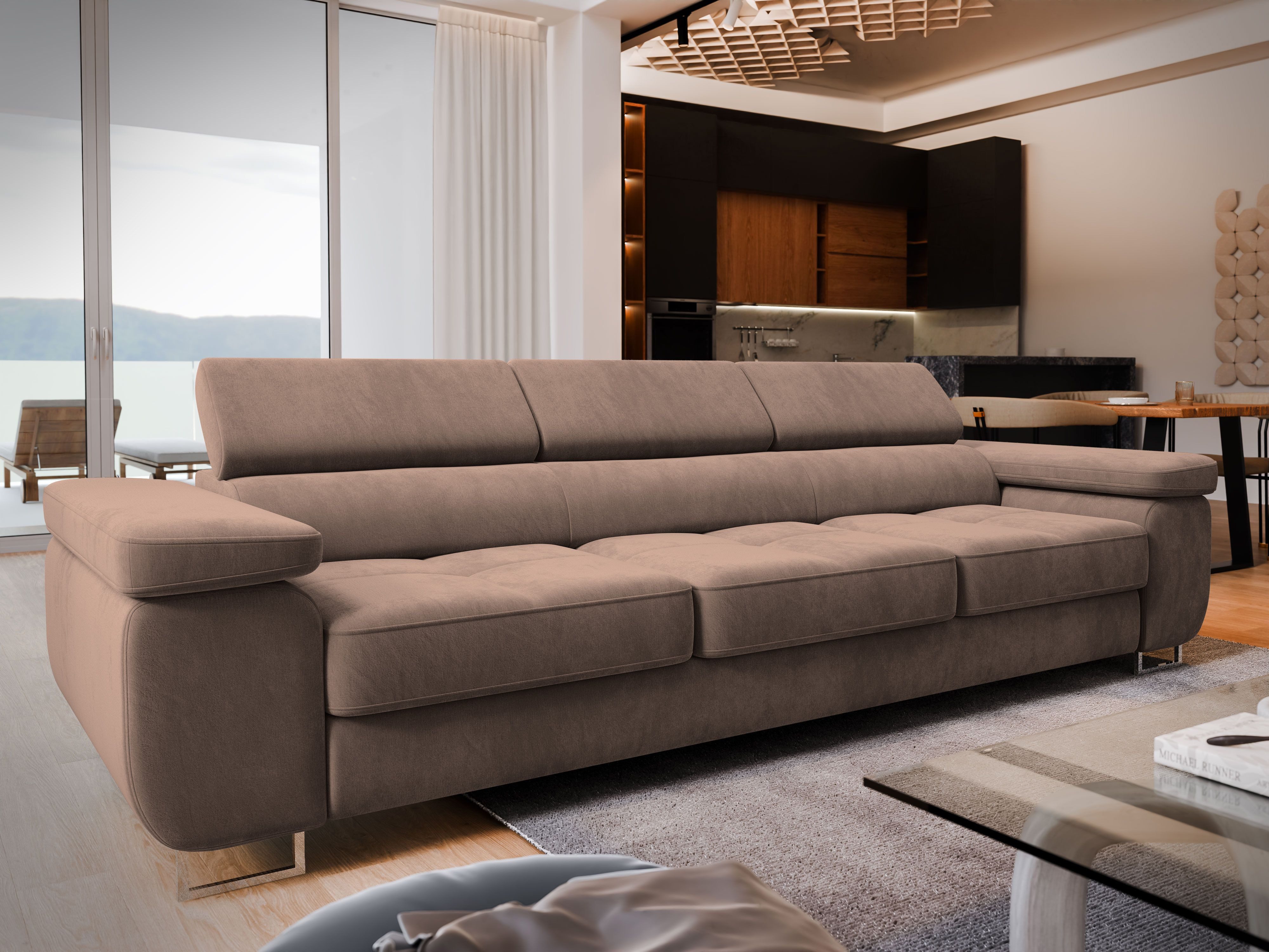 Masseno Sofa MOSINE mit Schlaffunktion, Schlafsofa, günstig online kaufen