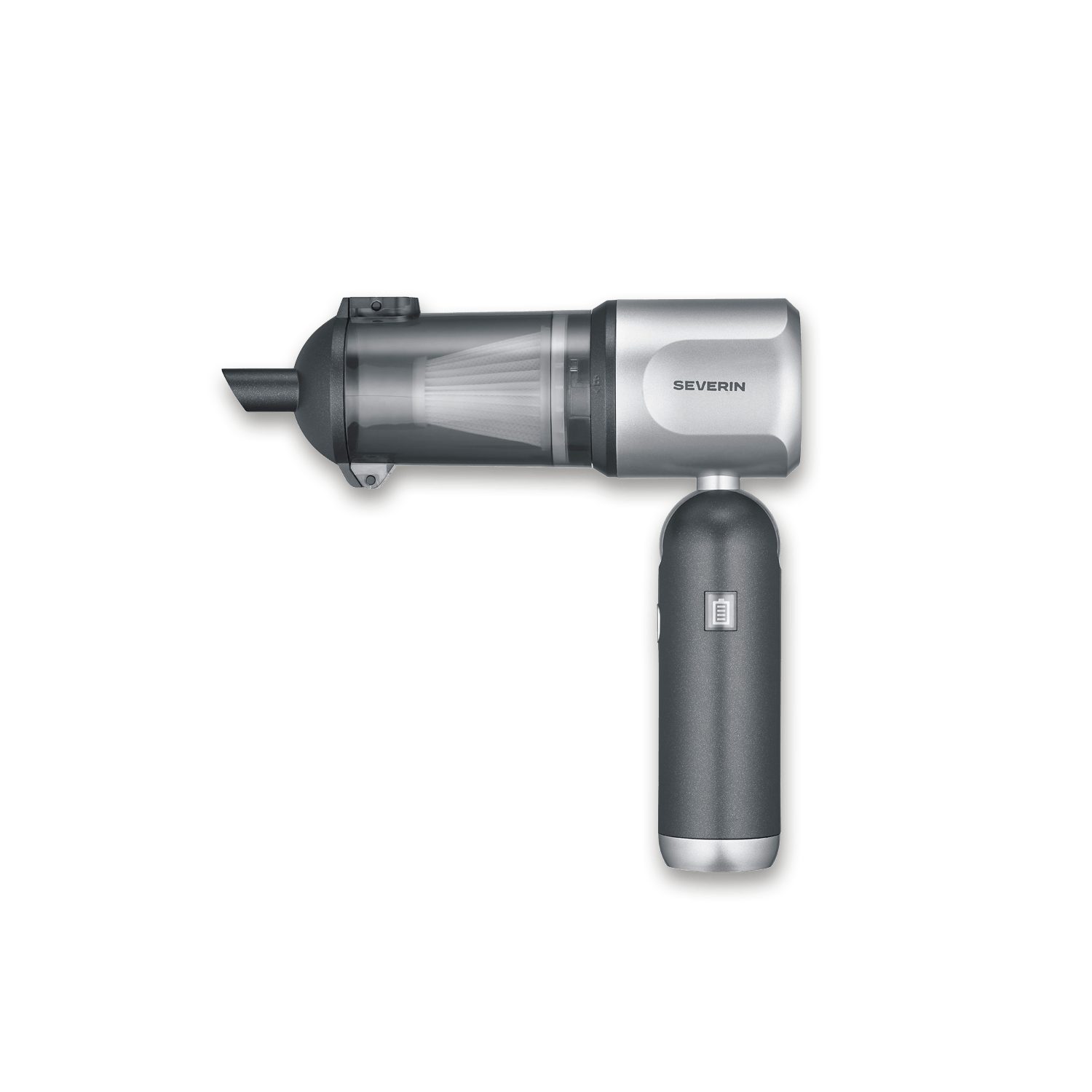 Severin Akku-Handstaubsauger S-Power DuoBoost, HV 7149, 120 W, 3-in-1, Luftbläser & Aufpumper, 17000Pa, kabellos, 120W, anthrazit