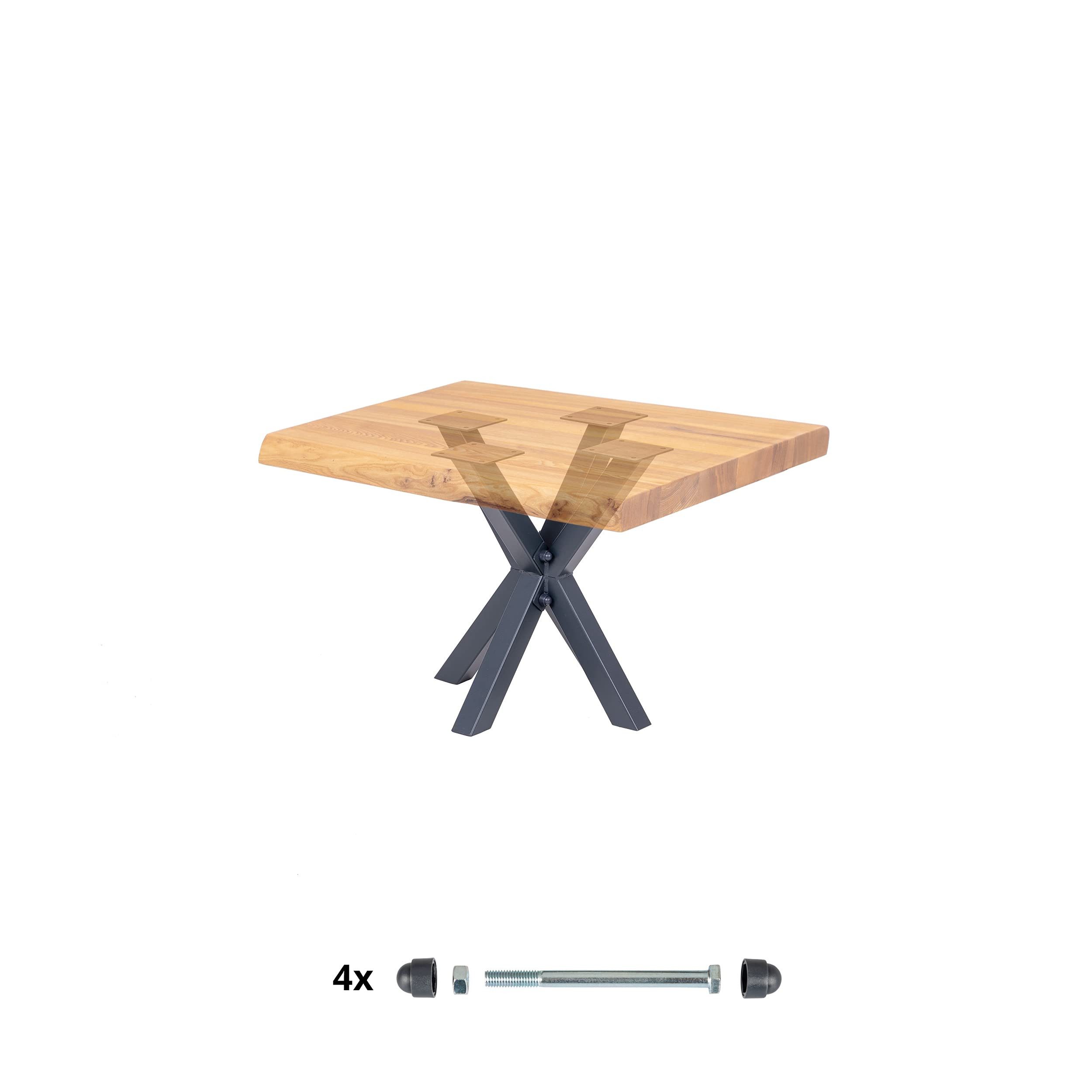 HOLZBRINK Tischbein HOLZBRINK Tischbeine Metall Tischgestell für Beistellti günstig online kaufen