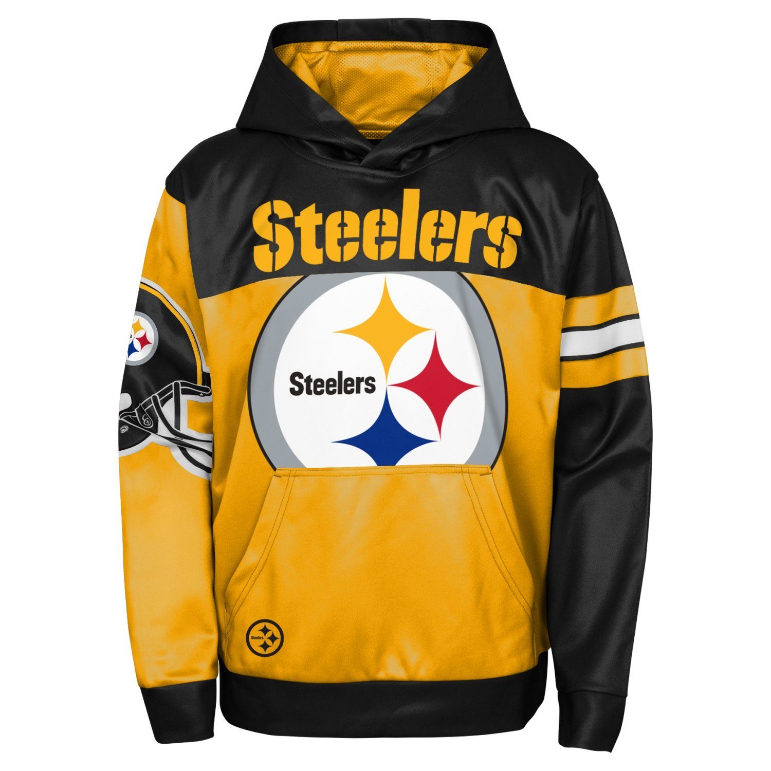 Outerstuff Kapuzenpullover NFL Sublimated GOAL Pittsburgh Steelers