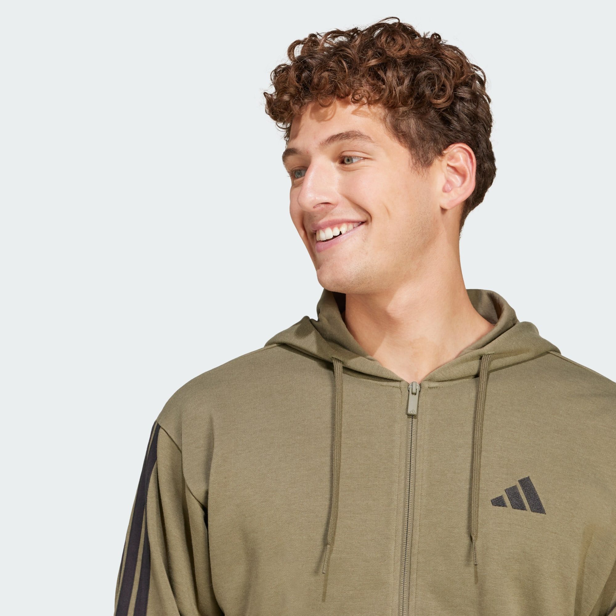 adidas Sportswear Hoodie ESSENTIALS 3-STREIFEN FRENCH TERRY KAPUZENJACKE (1-tlg)