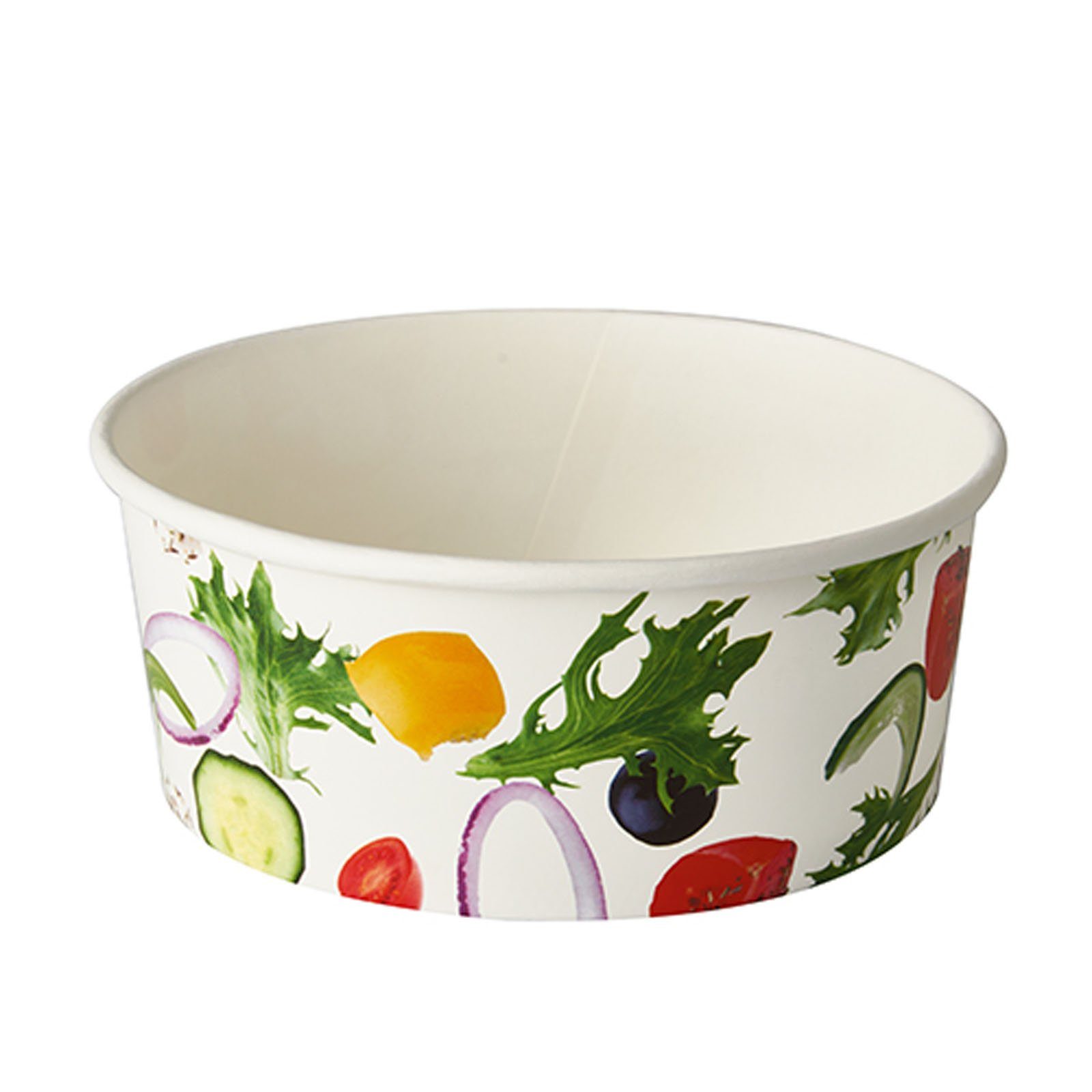 Starpak Einwegschale 360 Stück Salatschalen To Go aus Pappe 750 ml Ø 15 cm · 6 cm Salad