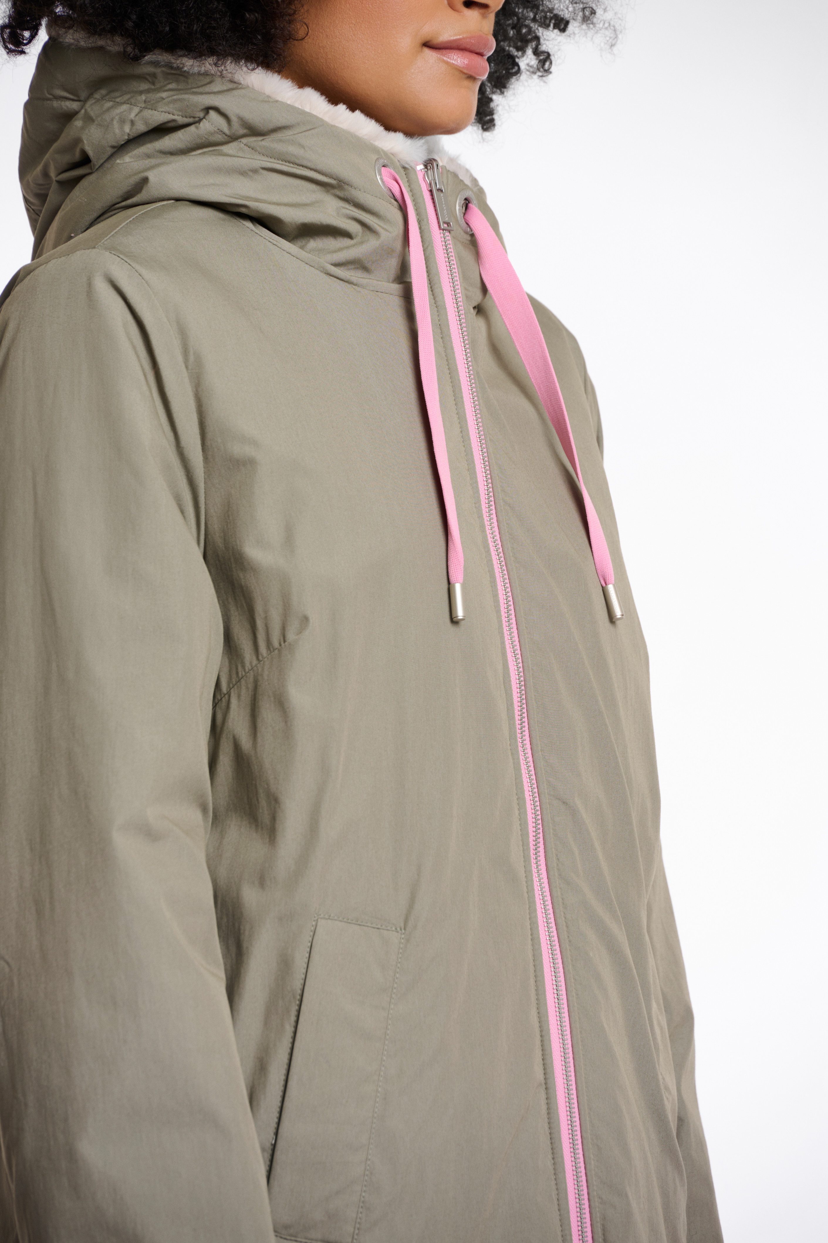 Rino & Pelle Parka mit kontrastfarbenen günstig online kaufen