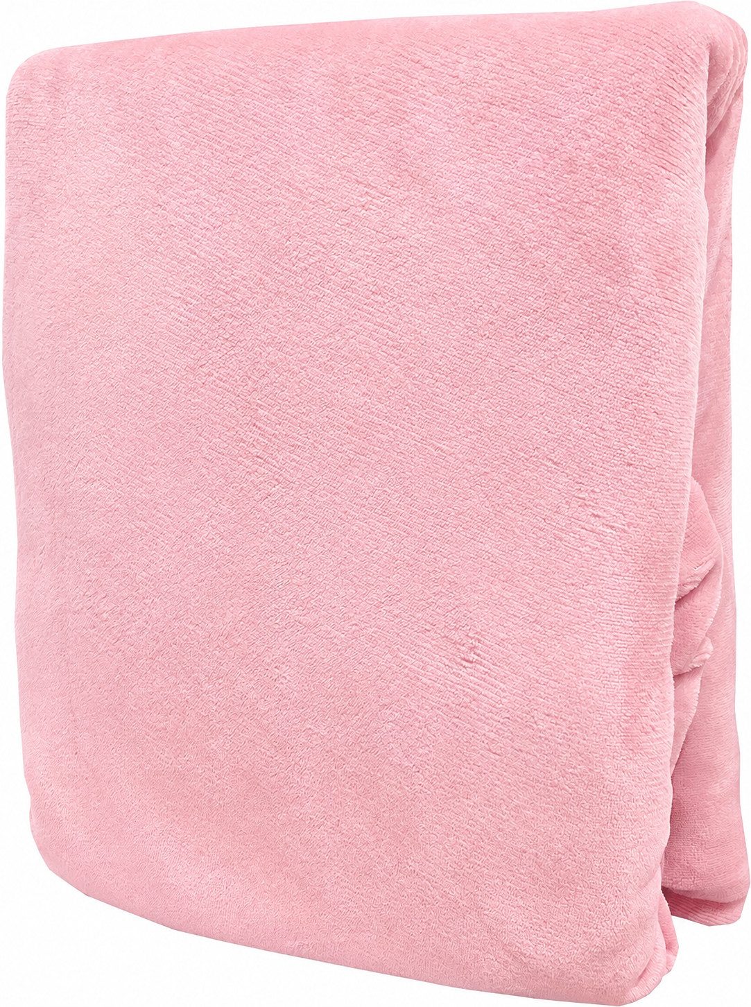 Visaggio Spannbettlaken Winter Teddy Plüsch Cashmere Touch, Nicki, Gummizug: rundum, Flauschig warmes Teddyplüsch, Einfarbig – Bild 2 von 5