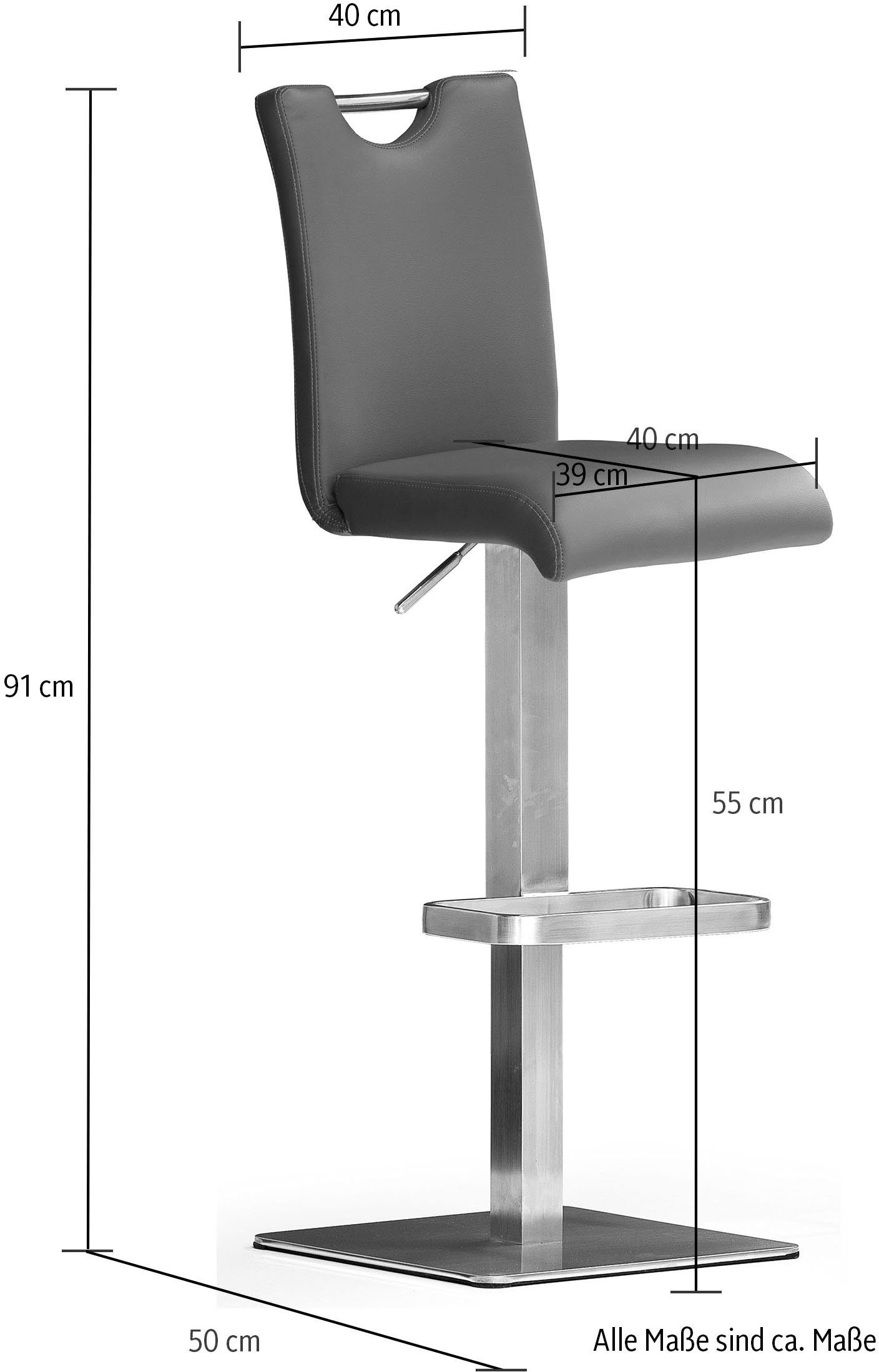 MCA furniture Bistrostuhl BARBECOOL braun braun 