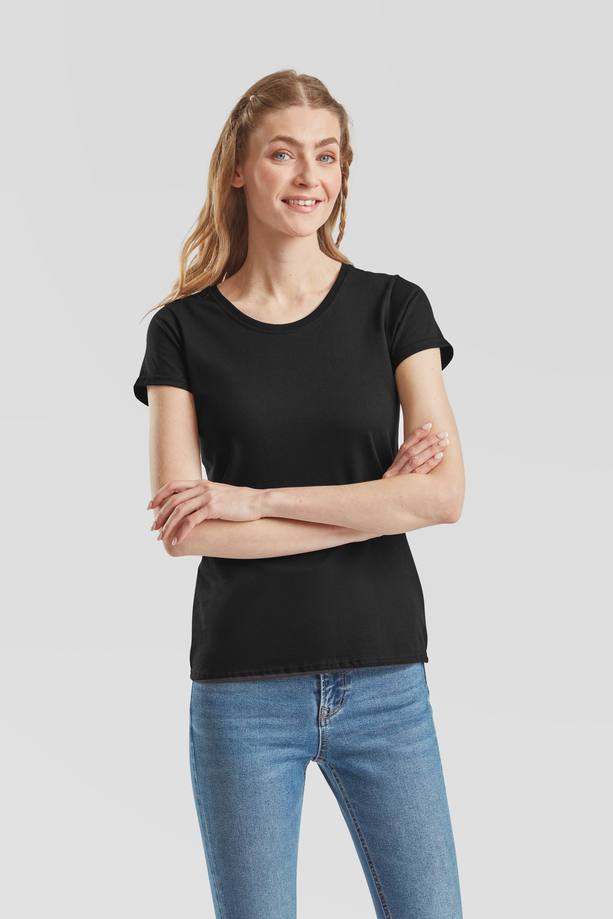 Fruit of the Loom Rundhalsshirt Ladies Iconic 195 T – Bild 3 von 5