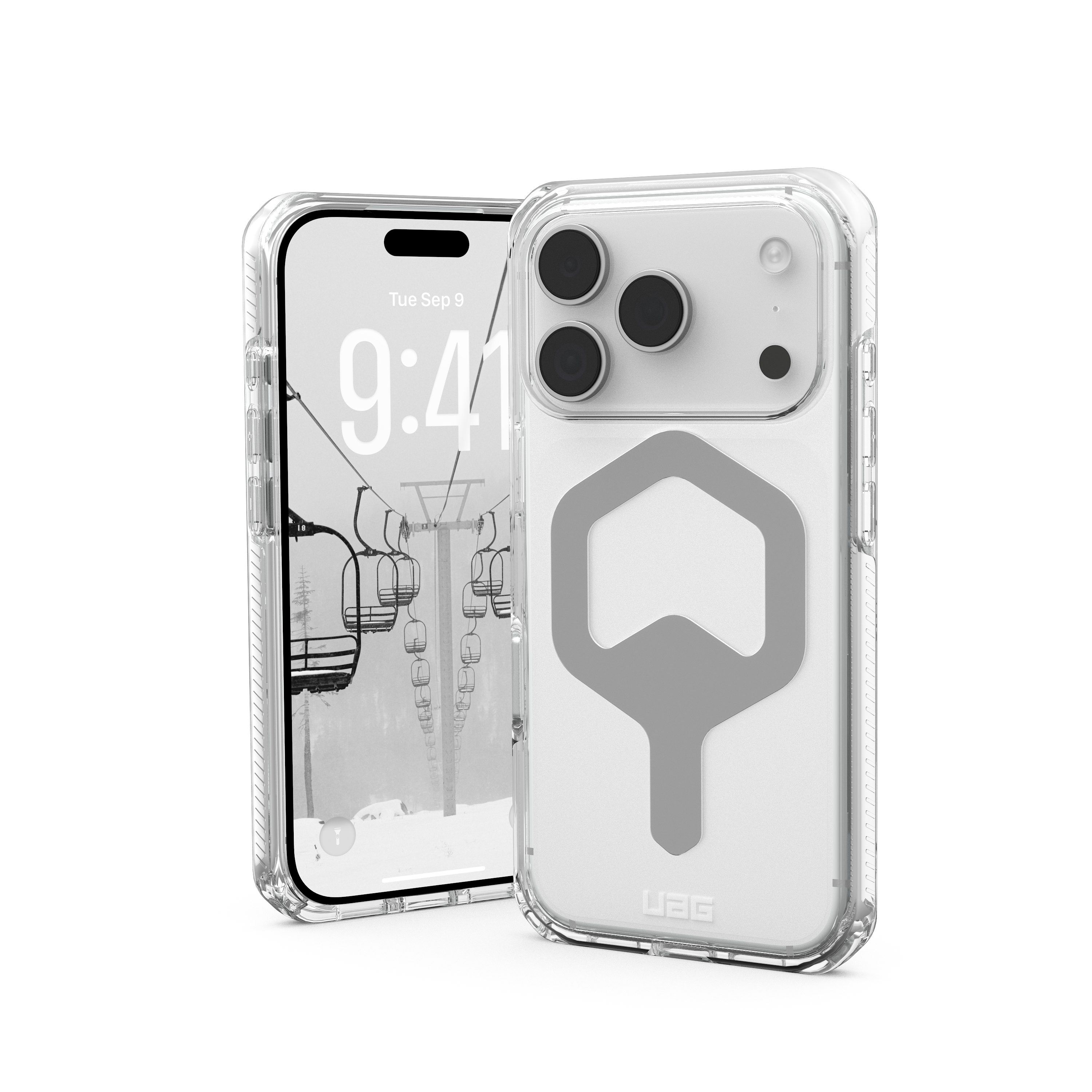 Urban Armor Gear Smartphone-Hülle Plyo - iPhone 18 Pro / iPhone 17 Pro MagSafe Hülle, [MagSafe optimiert, 4,9 Meter Fallschutz]