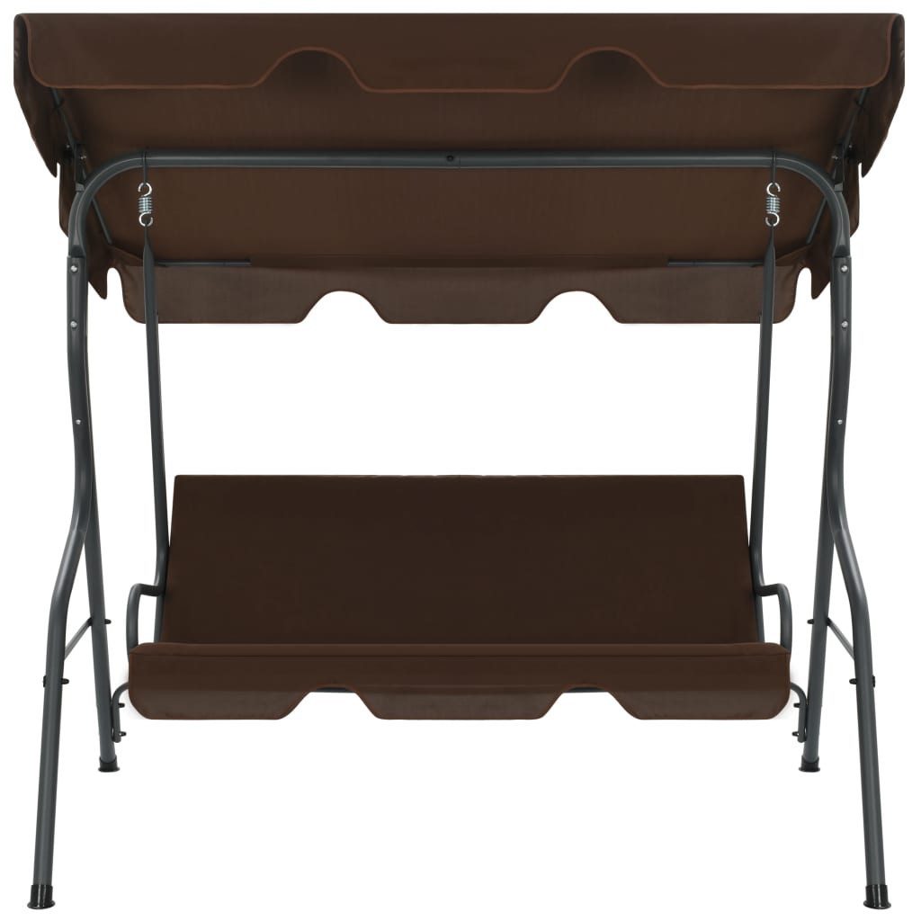 vidaXL Hollywoodschaukel Hollywoodschaukel Kaffeebraun 170×110×153 cm, 1 tlg.