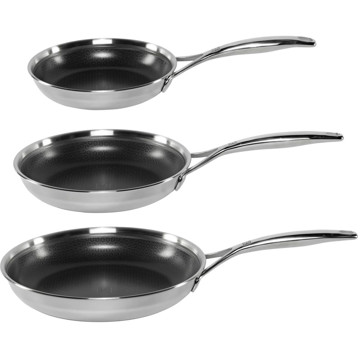 Zwilling Kochtopf Peak Bratpfannenset 3-tlg,(20+24+28) 18/10