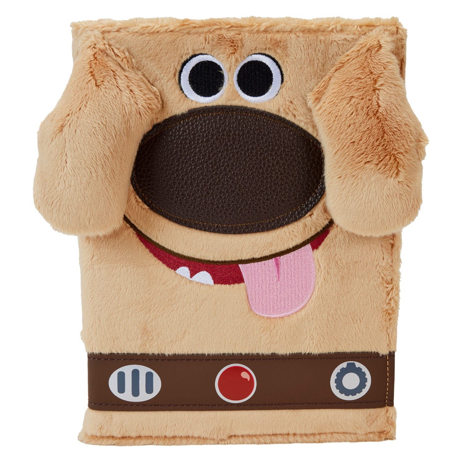 Loungefly Notizbuch Pixar by Loungefly Plüsch Notizbuch Up 15th Anniversary Dug, Offiziell lizenziertes Notizbuch