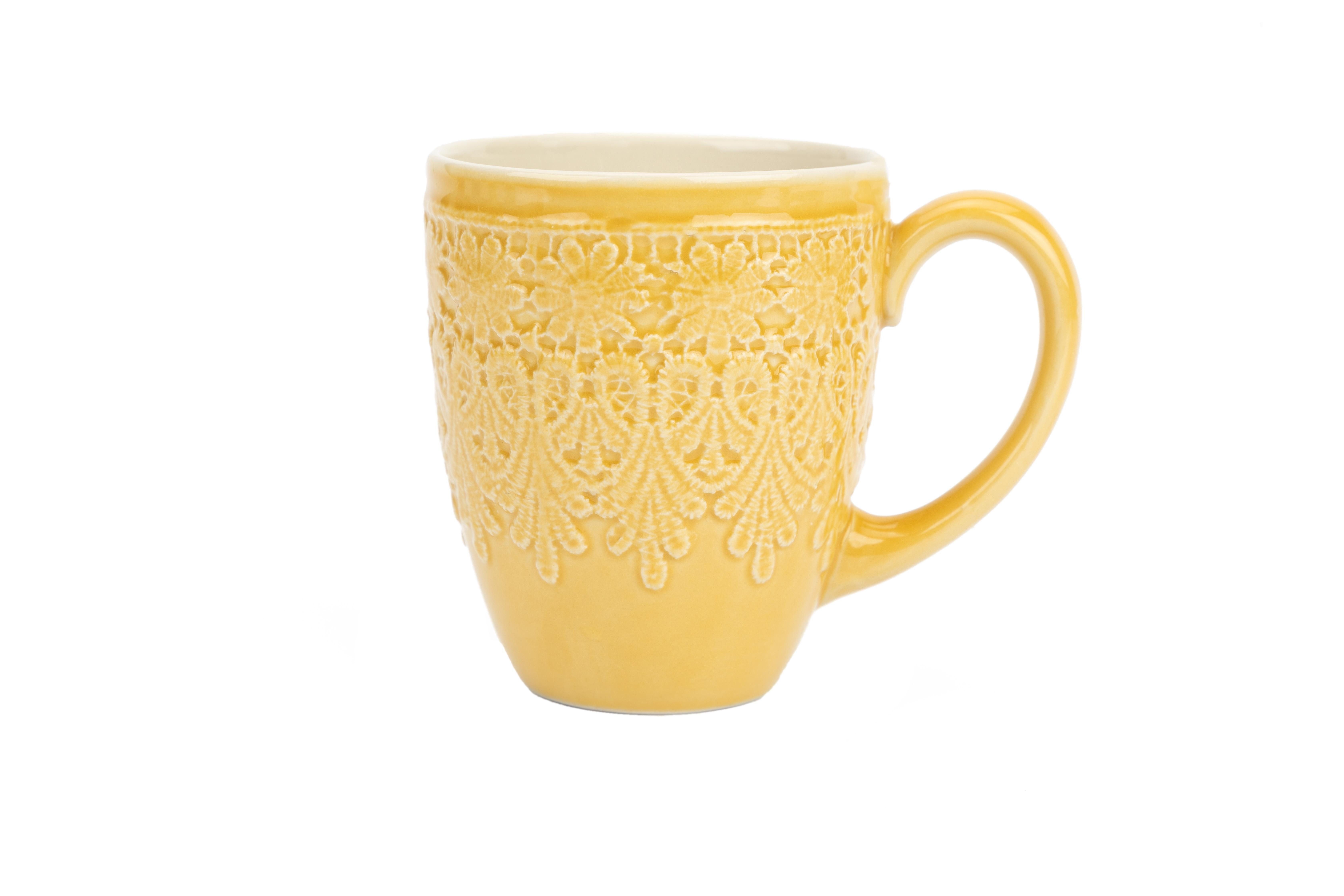 El Puente Becher Kaffeebecher "Bloom", Handmade, Keramik, Fair Trade
