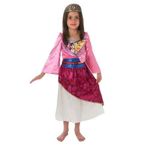Rubie´s Kostüm Disney Prinzessin Mulan Glanzkostüm für Kinder, Klassische Märchenprinzessin aus dem Disney Universum