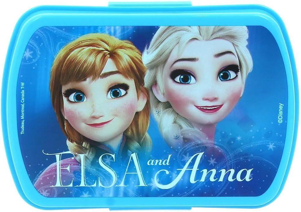 Disney Frozen Lunchbox Mädchen Brotdose Kita Schule Kindergarten Anna + Elsa FROZEN