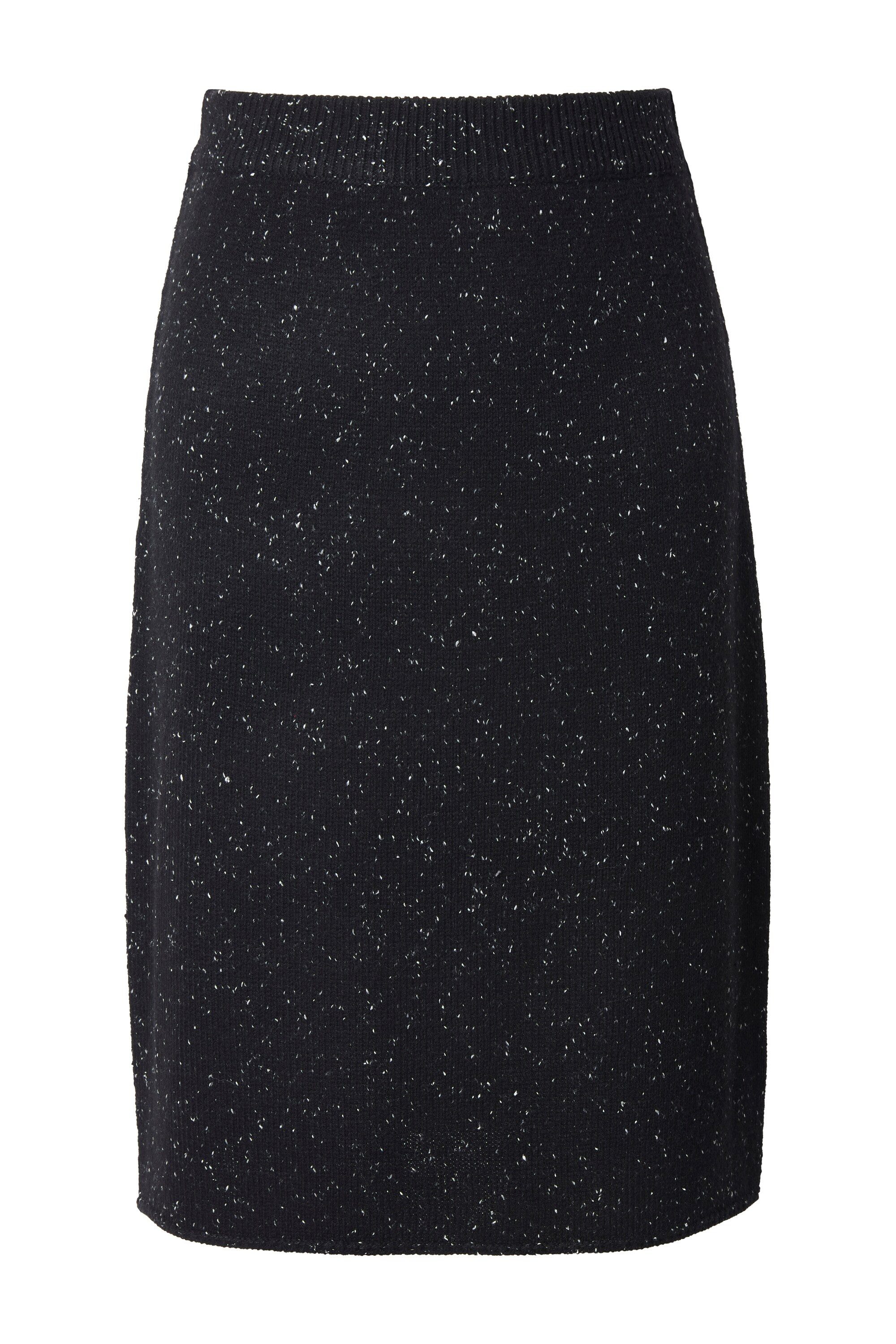 Studio Untold Schlupfrock Strickrock Slim Shape Midilänge Pepper&Salt günstig online kaufen