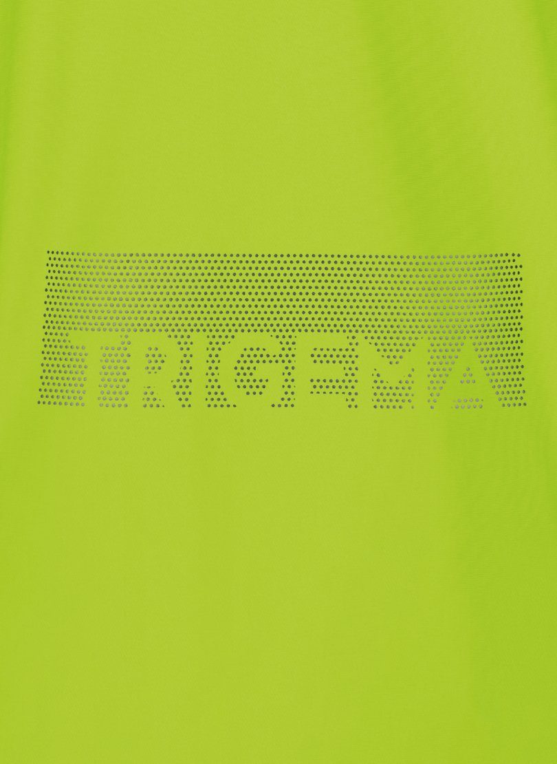 lemon Trainingsjacke aus TRIGEMA Trigema Sportjacke Praktische Microfaser