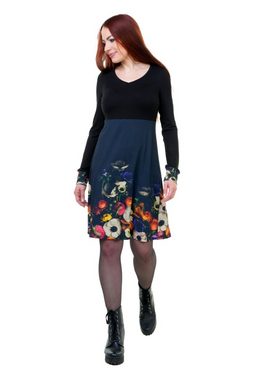 3Elfen Jerseykleid Langarm Kleid Lillie Jerseykleid mit Blumen by 3Elfen