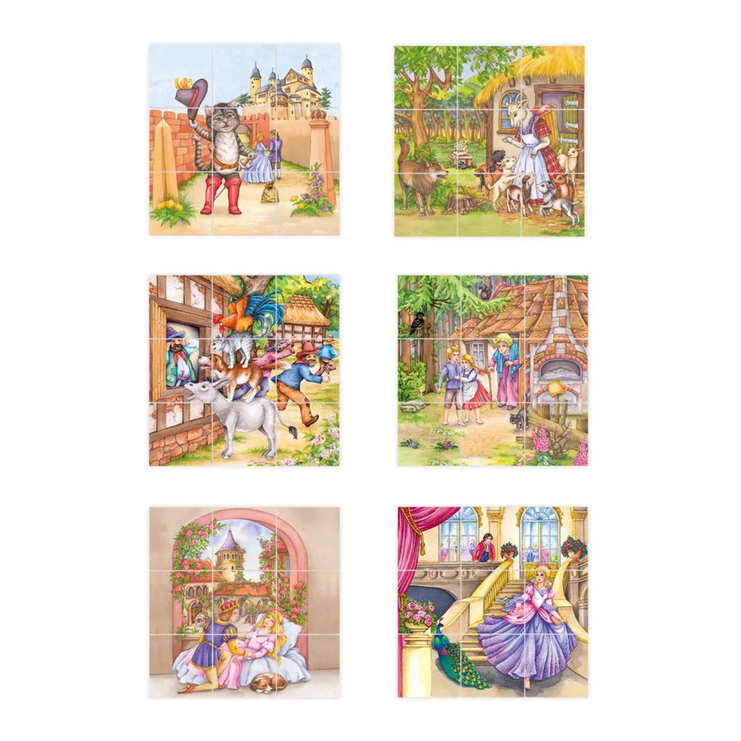 Trötsch Verlag Puzzle TRÖTSCH - Bilderwürfel Puzzle Märchen, Ab 2 Jahren, P günstig online kaufen