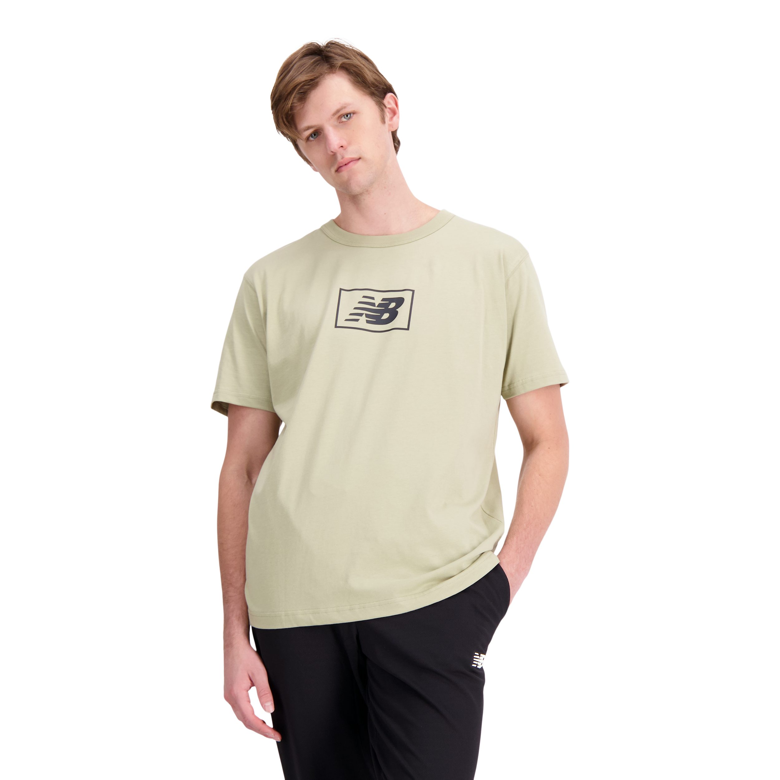 New Balance green fatigue T-Shirt