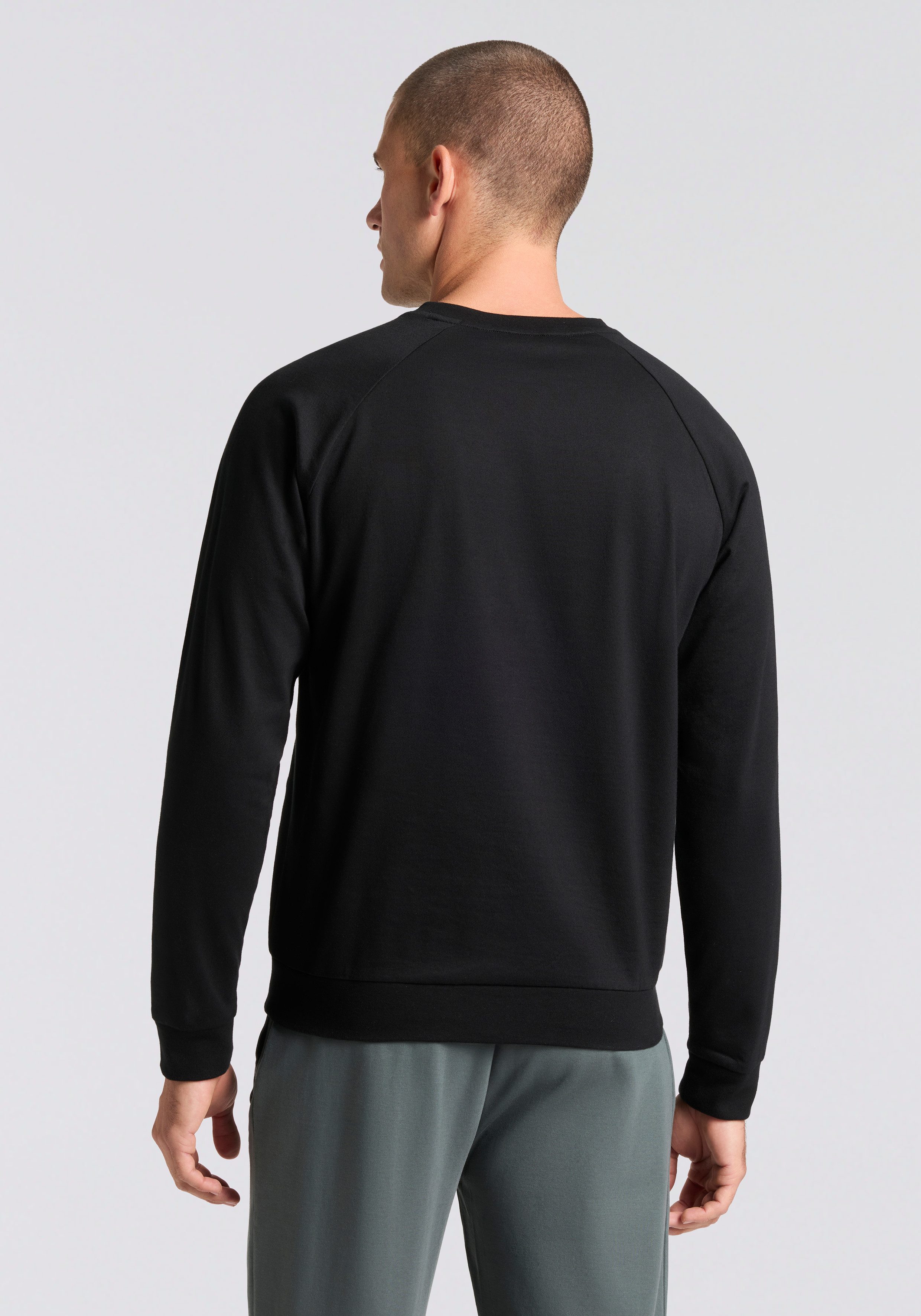 BOSS Sweatshirt Authentic Rundhalsausschnitt, regular fit, Logodruck günstig online kaufen