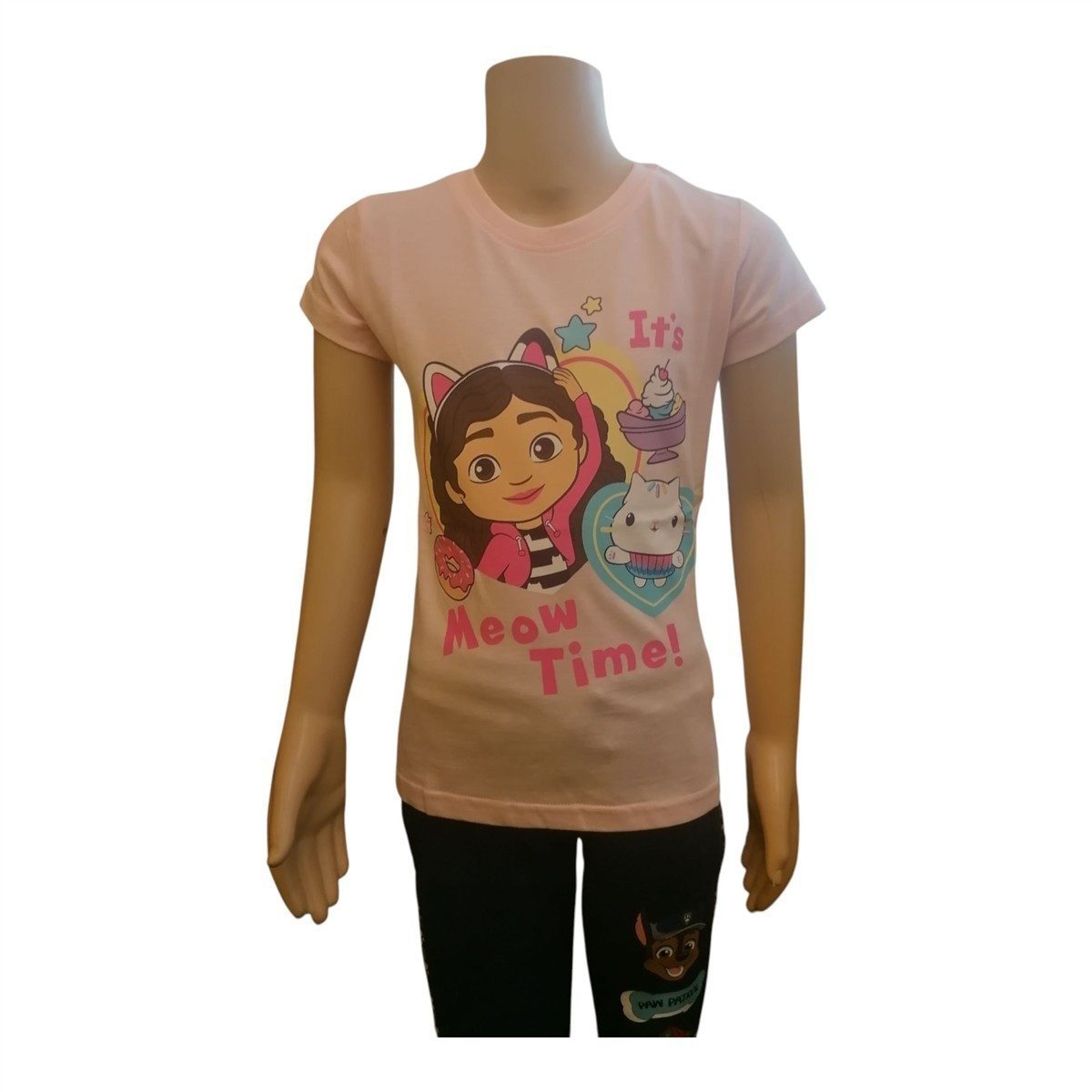 GABY T-Shirt Gabby’s Dollhouse T-Shirt Mädchen, "It's Meow Time", 104–134