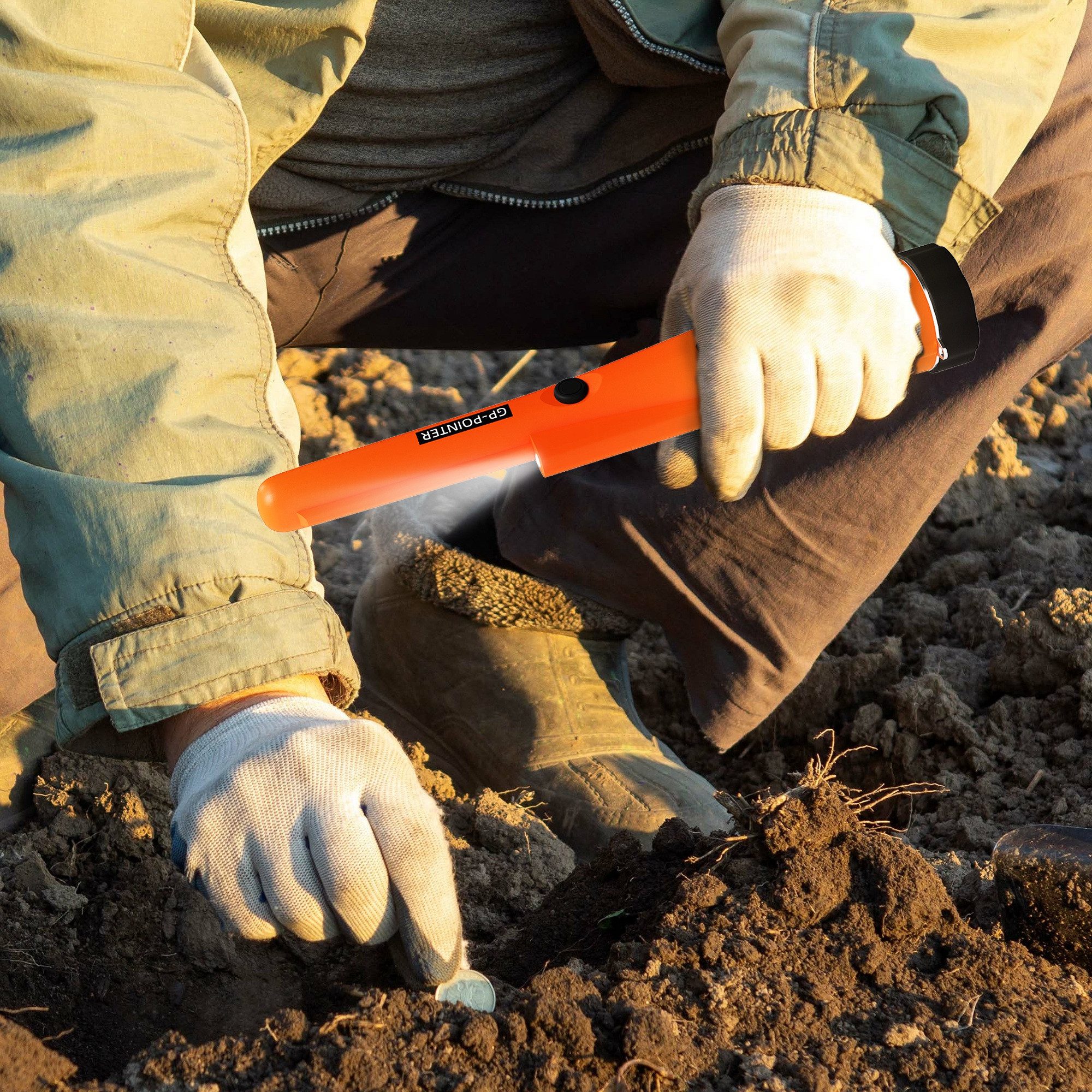 Novzep Metalldetektor Metalldetektor für Erwachsene, Tragbar Ortungsgerät LED Indicator, Schnurlos Metallsuchgerät