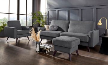 exxpo - sofa fashion 3-Sitzer Samso, Inklusive Bettfunktion und Bettkasten