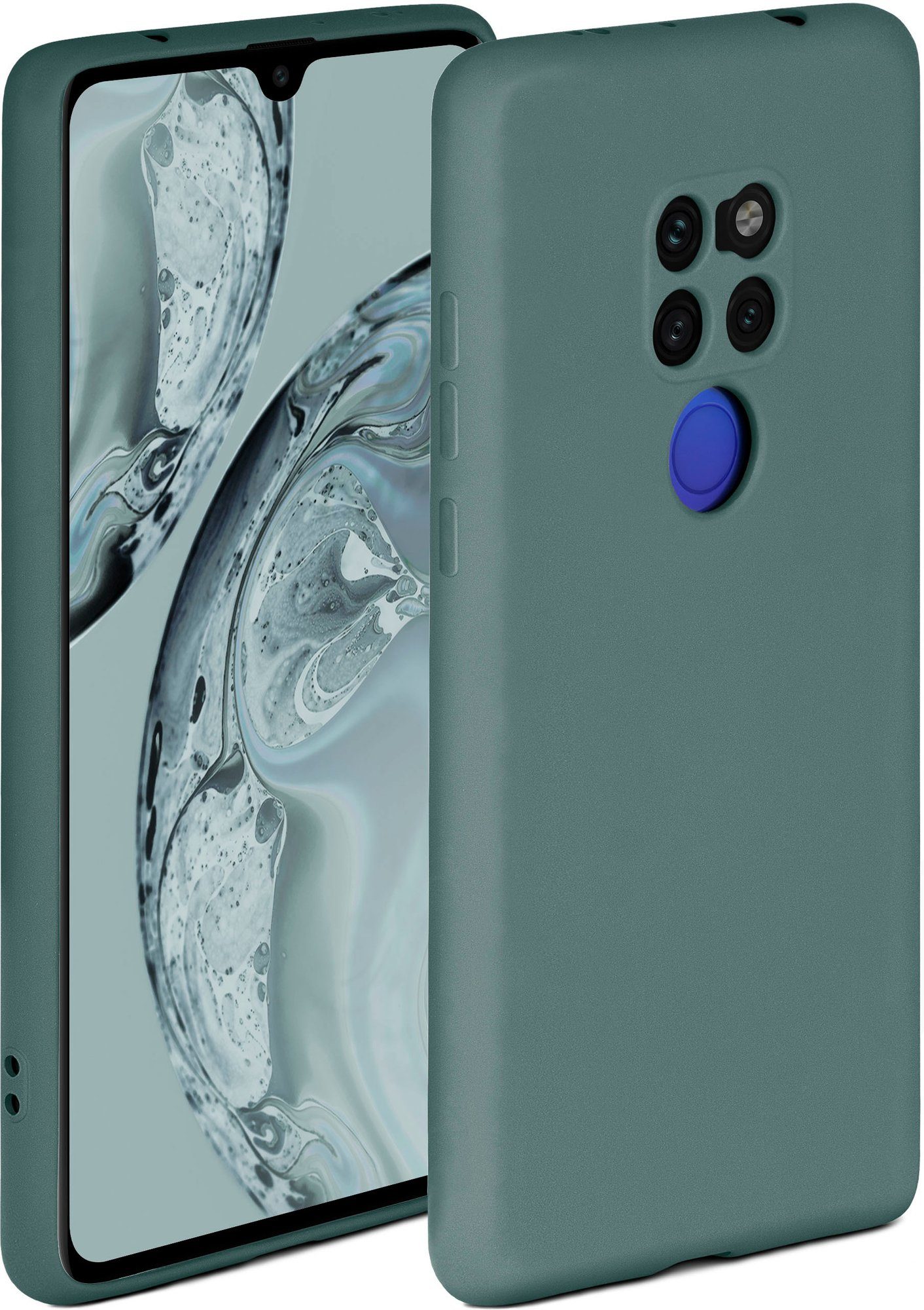 ONEFLOW Handyhülle ONEFLOW® Soft Case für Huawei Mate 20, Hülle aus Silikon, Back Cover mit Kameraschutz, weiche Silikonhülle