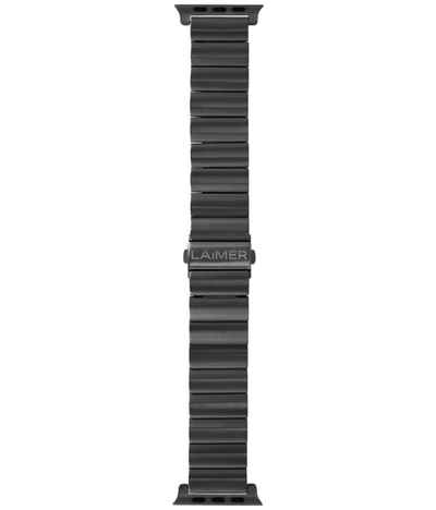 LAiMER Uhrenarmband LAIMER Apple Watch Armband UB1102 Titan SPACE Anthrazit für Applewatch