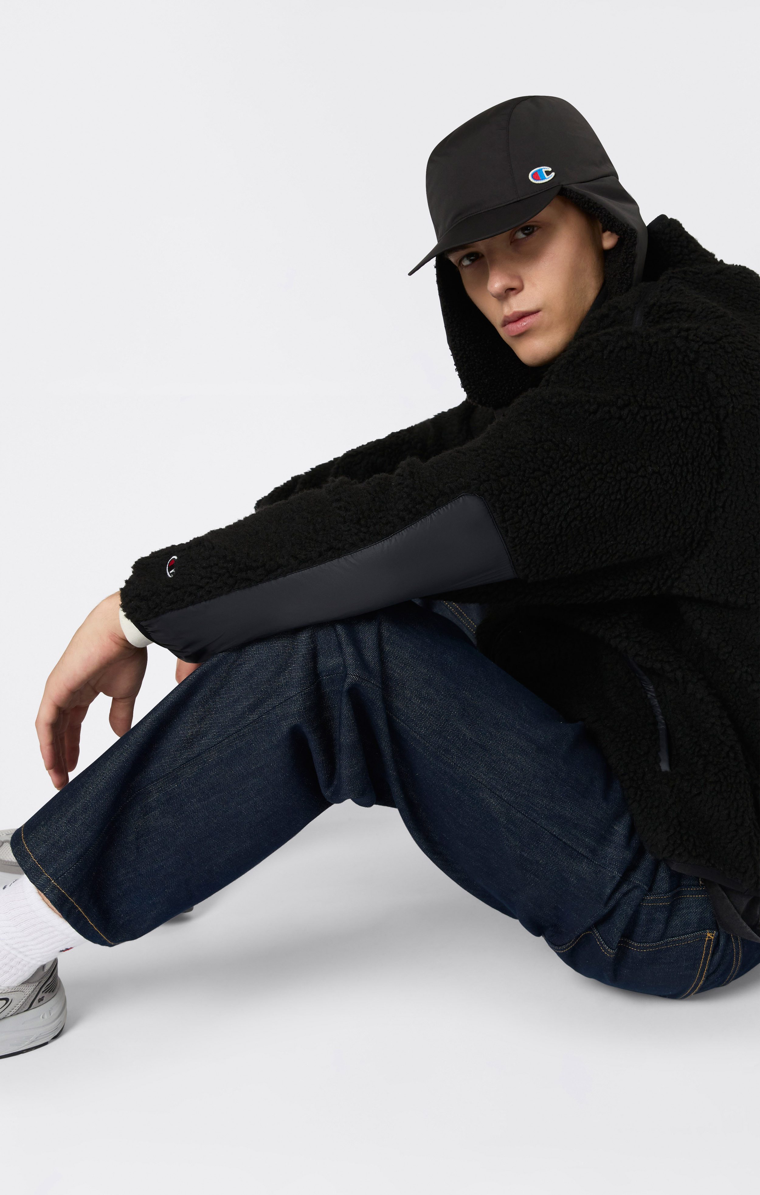 Champion Fleecejacke Polar Hooded Top sportlicher Stil, für Sportmode, angenehme Wärme, aus Polyester