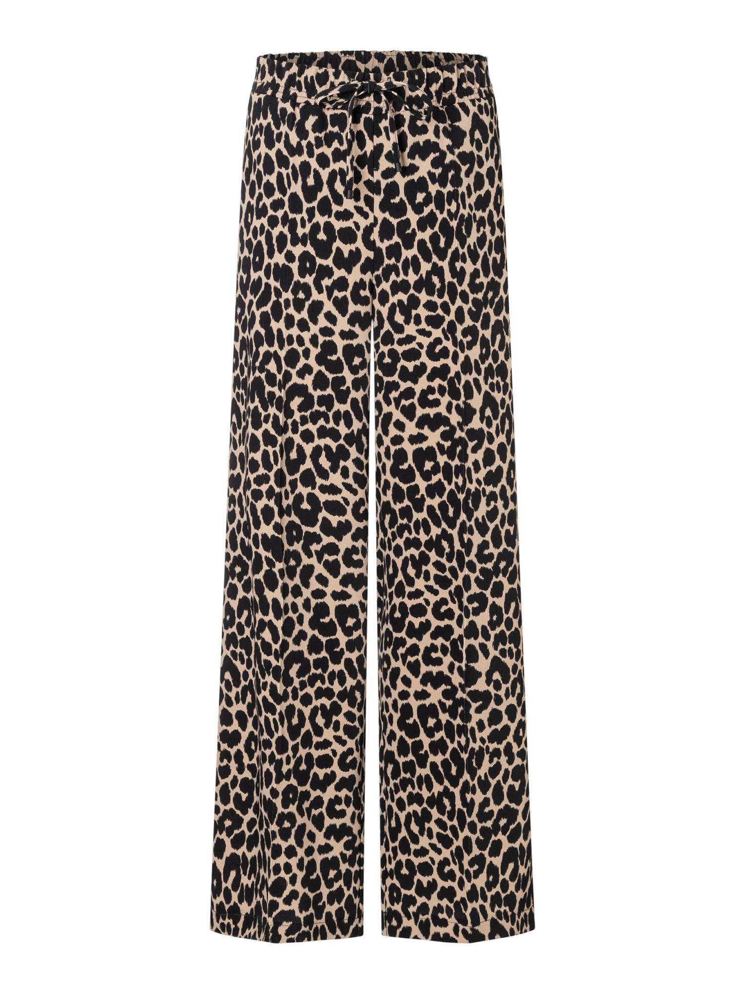 Cambio Stoffhose bunt, Casual, Polyester, Animalprint, Wide Leg, Mittel