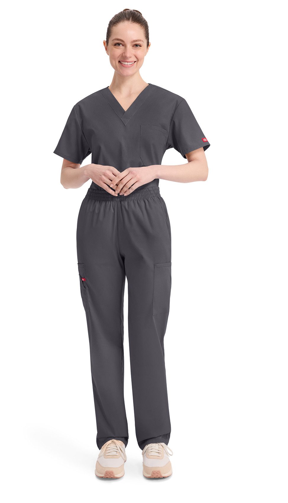 Dickies Schlupfhose, Unisex OP Hose mit Gummibund, Pflegehose, EDS Every Day Scrubs mit Cargotaschen