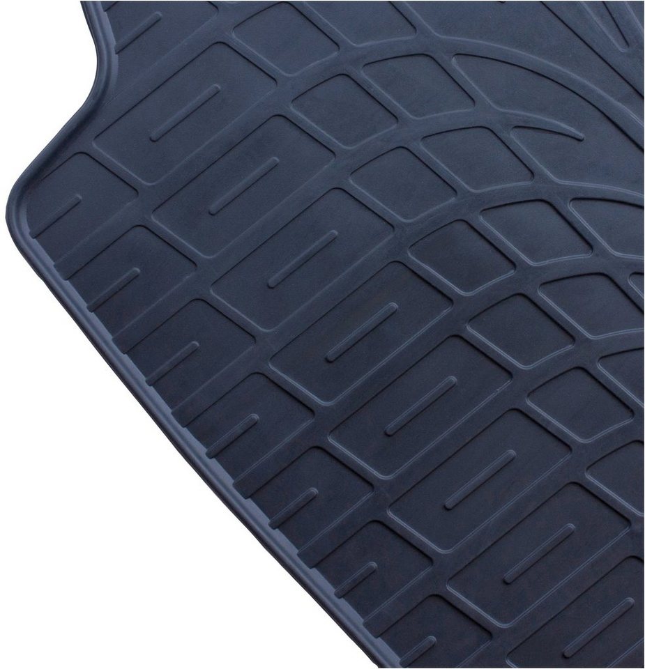 WALSER Passform-Fußmatten (4 St), für Skoda Fabia Kombi, Schrägheck, für  Skoda Fabia II 12/2006-12/2014
