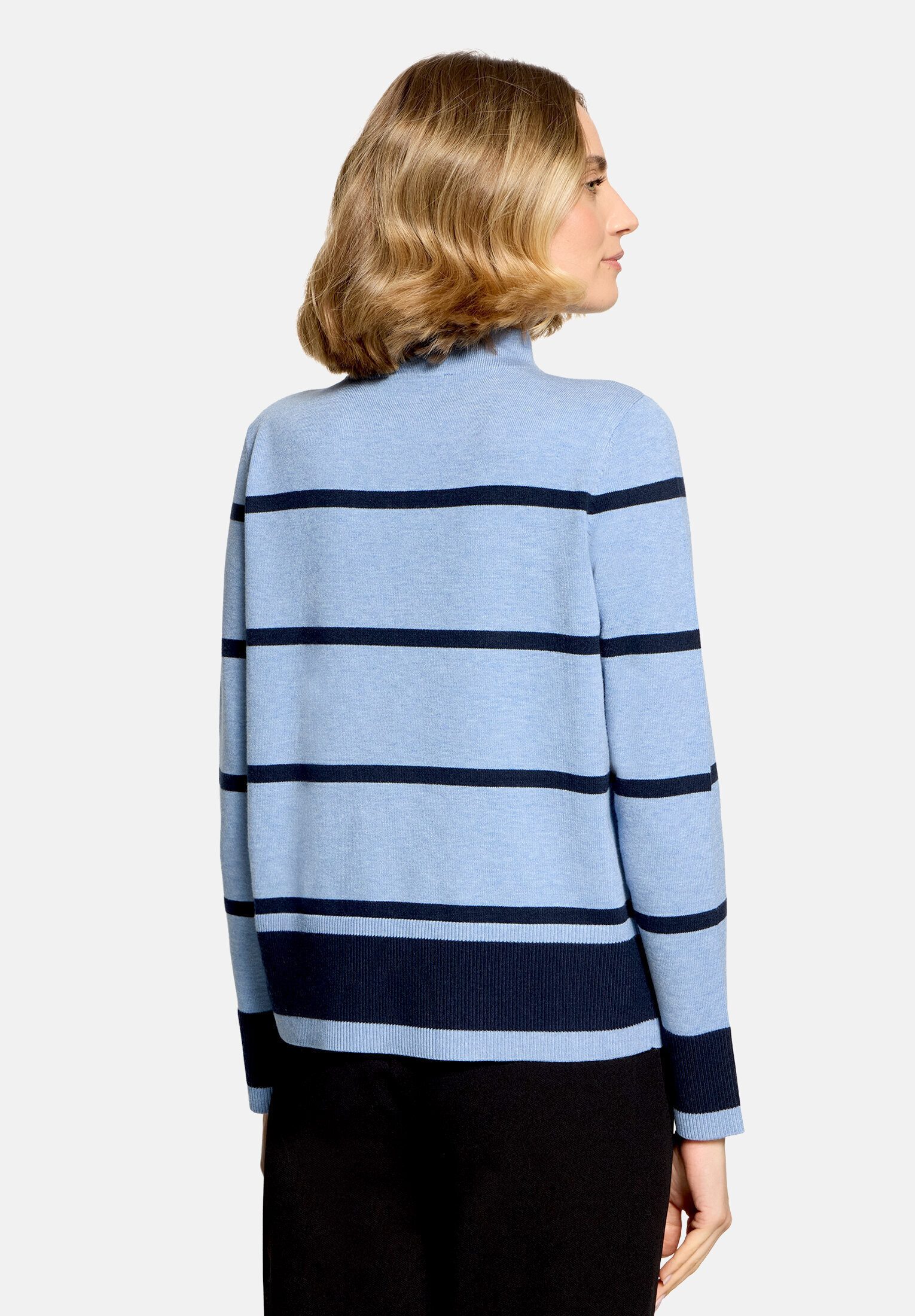 Betty Barclay Strickpullover Damen mit Stehkragen (1-tlg)
