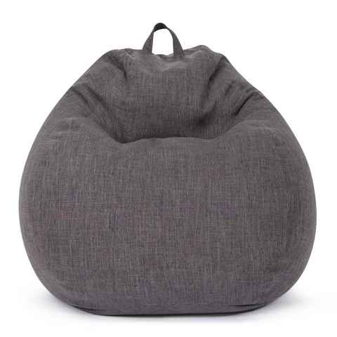 Green Bean Sitzsack Home Linen (Indoor Riesensitzsack mit EPS-Perlen Füllung -, Kuschelig Weich Waschbar), Sitzkissen Lounge Chair