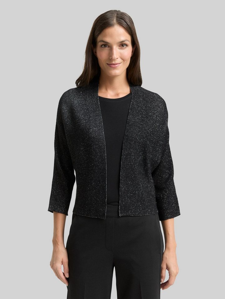 TOM TAILOR Cardigan Pullover & Strickjacken Cropped Cardigan mit Glitzer-Effekt
