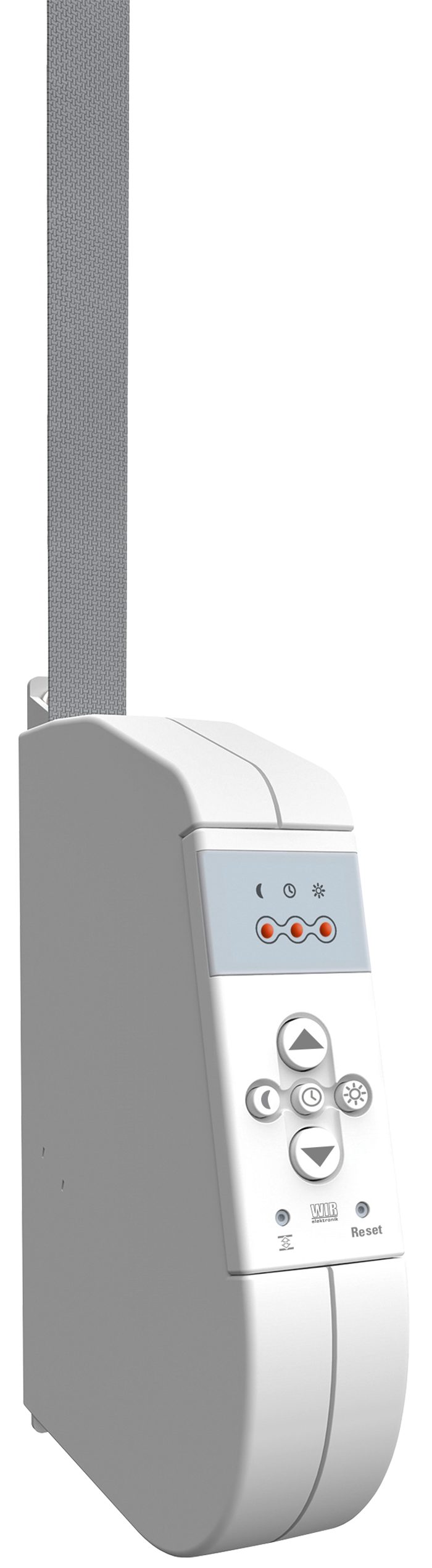 WIR elektronik Rollladengurt-Antrieb eWickler Standard eW930-F Funk für 17-23 mm Gurtbreite, Schwenkbar, 45 kg Zugkraft inkl. Netzstecker