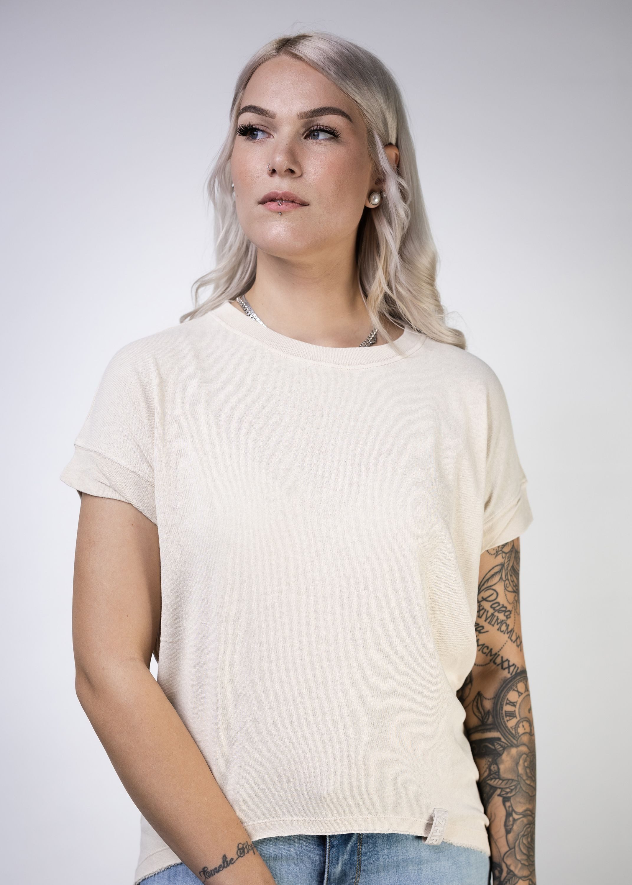 Zhrill T-Shirt T-Shirt ZHRAHEL Cremeweiß (0-tlg) günstig online kaufen