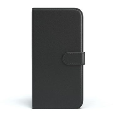 EAZY CASE Handyhülle Uni Bookstyle für Huawei P30 Lite 6,15 Zoll, Schutzhülle mit Standfunktion Kartenfach Handytasche aufklappbar Etui