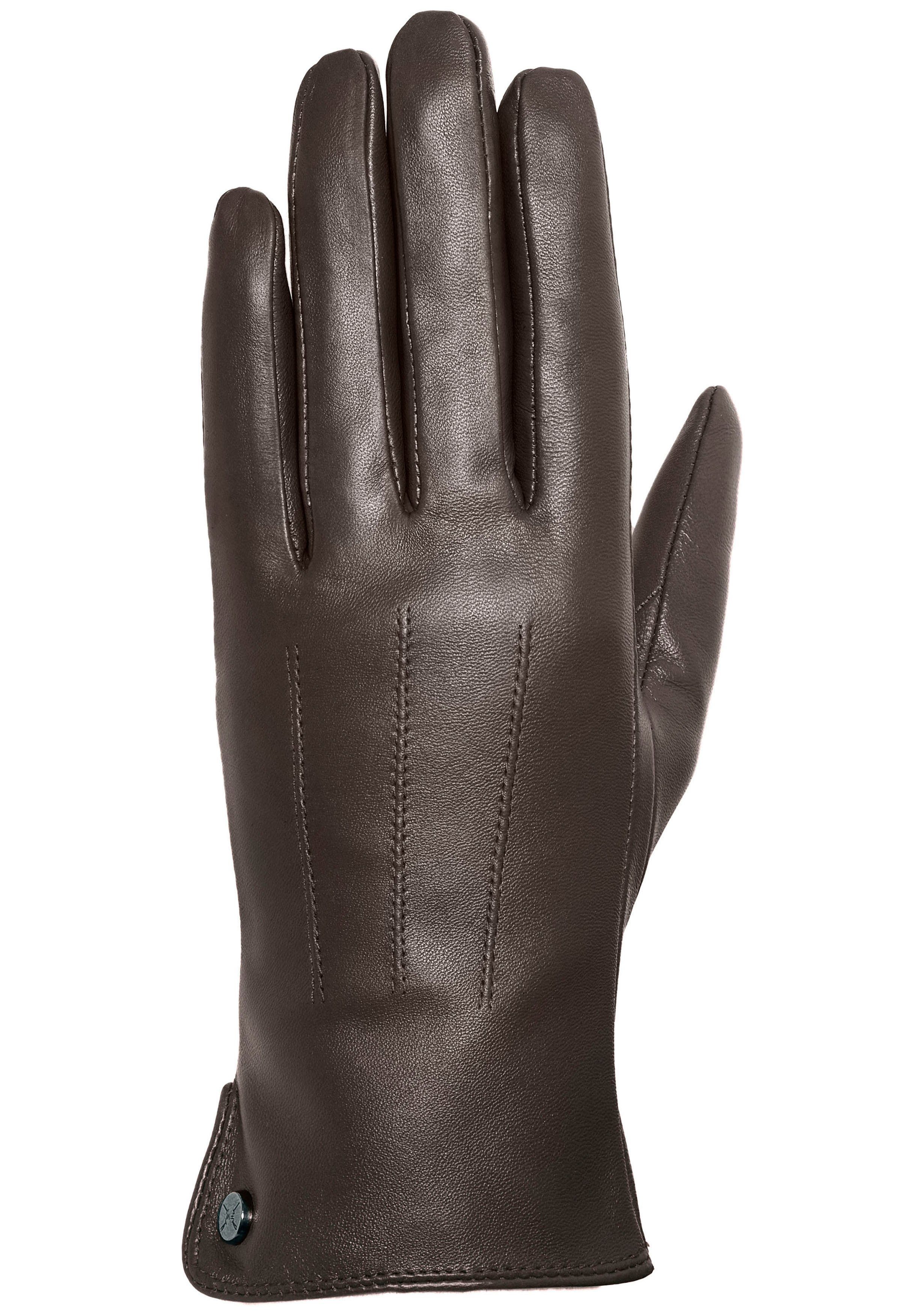 PEARLWOOD Lederhandschuhe Seitenschlitze für komfortables Anziehen günstig online kaufen