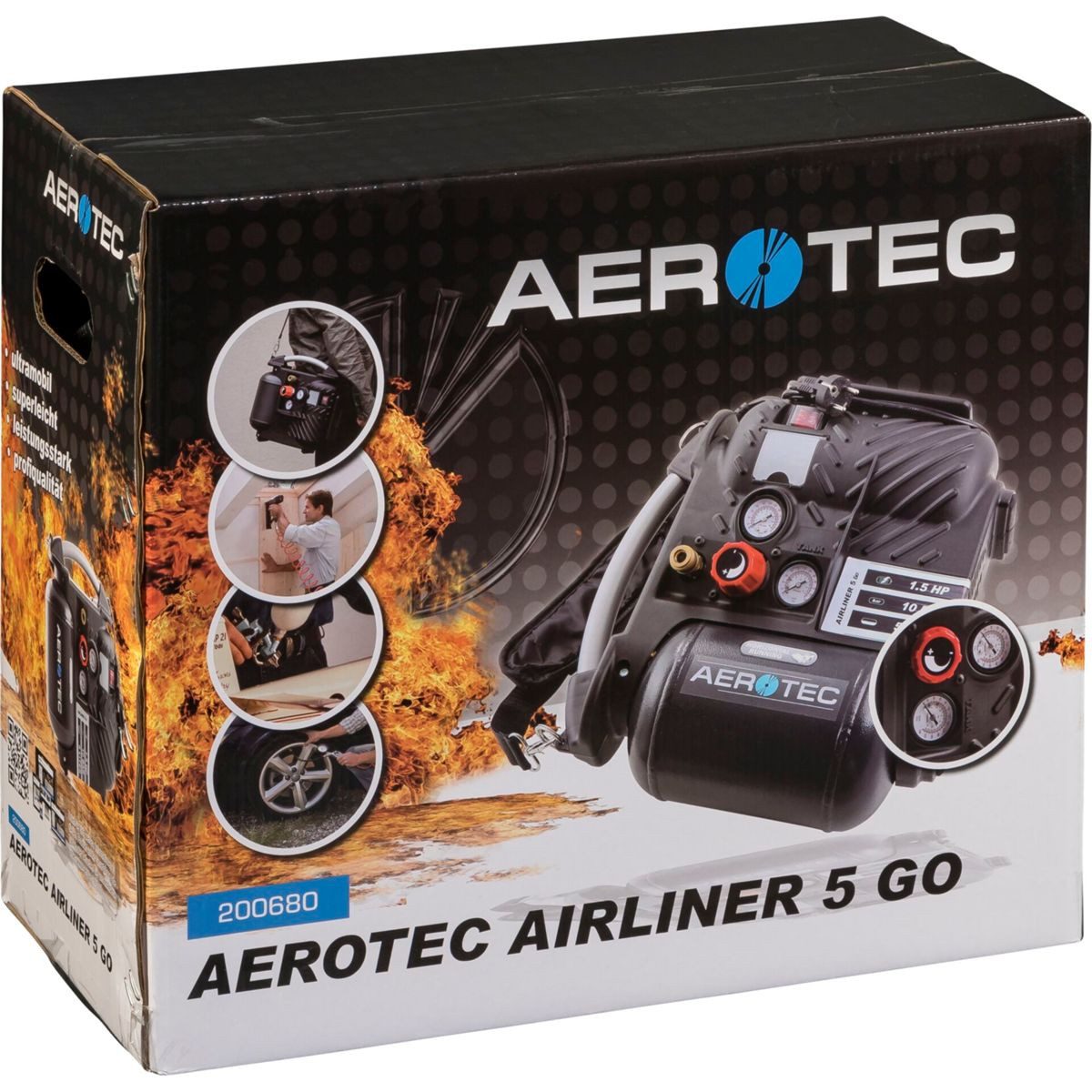 Aerotec Kompressor Airliner 5 GO Kolbenkompressor