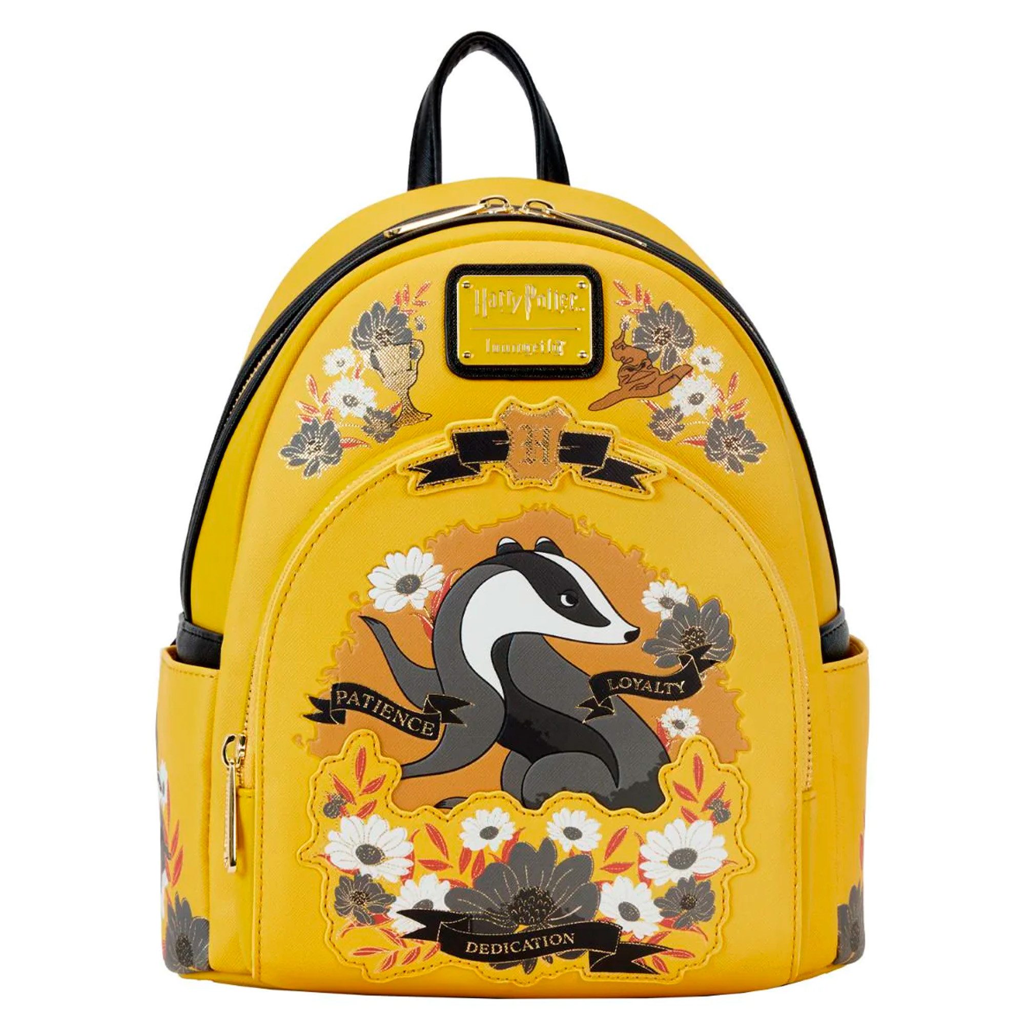 Loungefly Minirucksack Hufflepuff Floral - Harry Potter