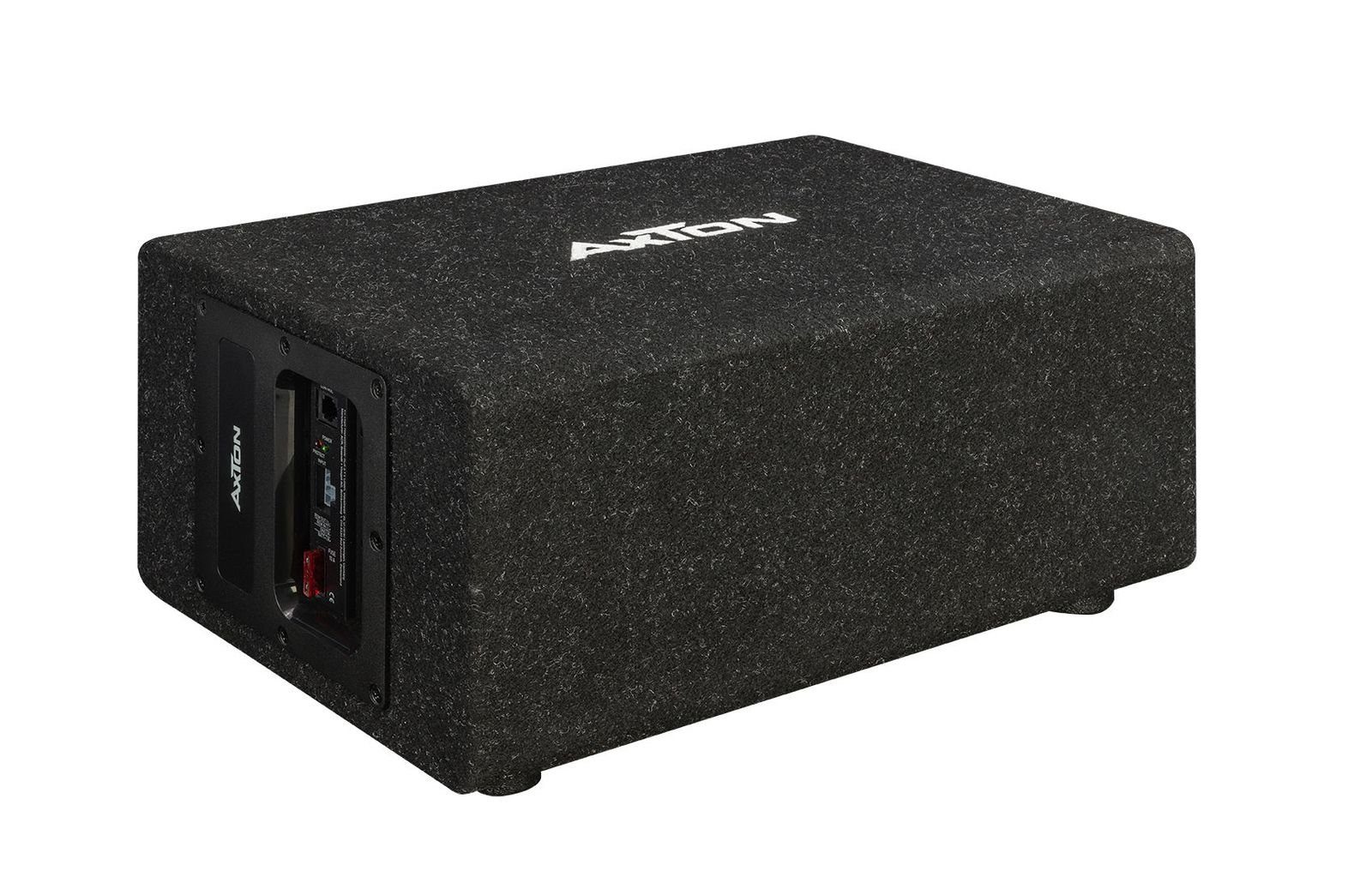 Axton ATB120QBA 20cm Aktivsubwoofer für Auto, LKW, Reisemobil, Plug & Play Auto-Subwoofer (100 W)